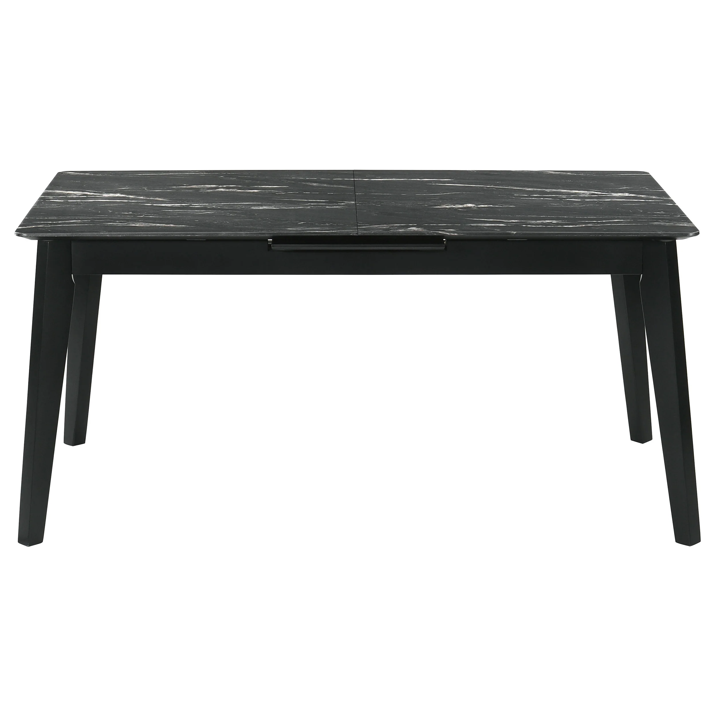 Crestmont 5-Piece Extension Dining Table Set, Black Faux Marble - Image 6