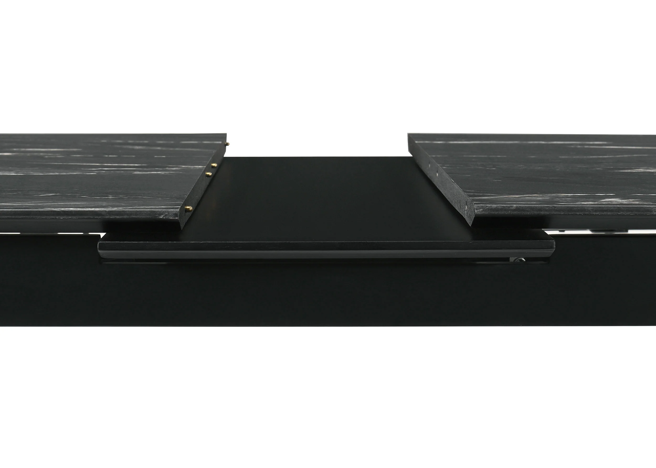 Crestmont 78-Inch Extension Dining Table Black Faux Marble - Image 6