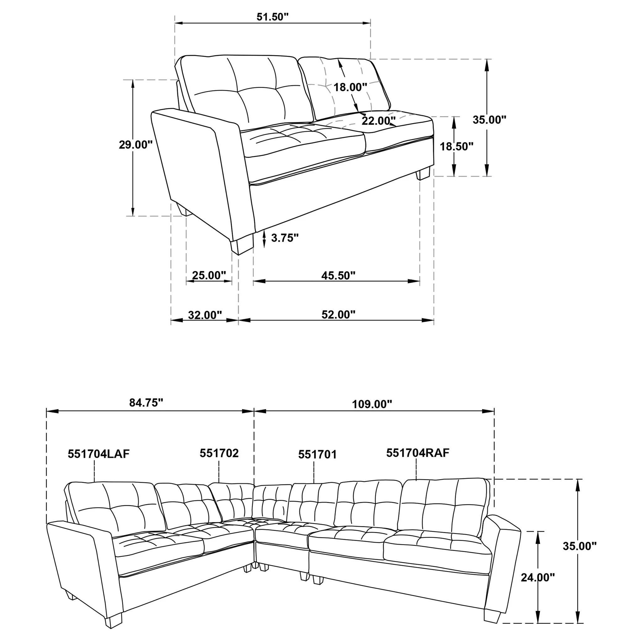 Creston - Upholstered Sectional Sofa - Image 13