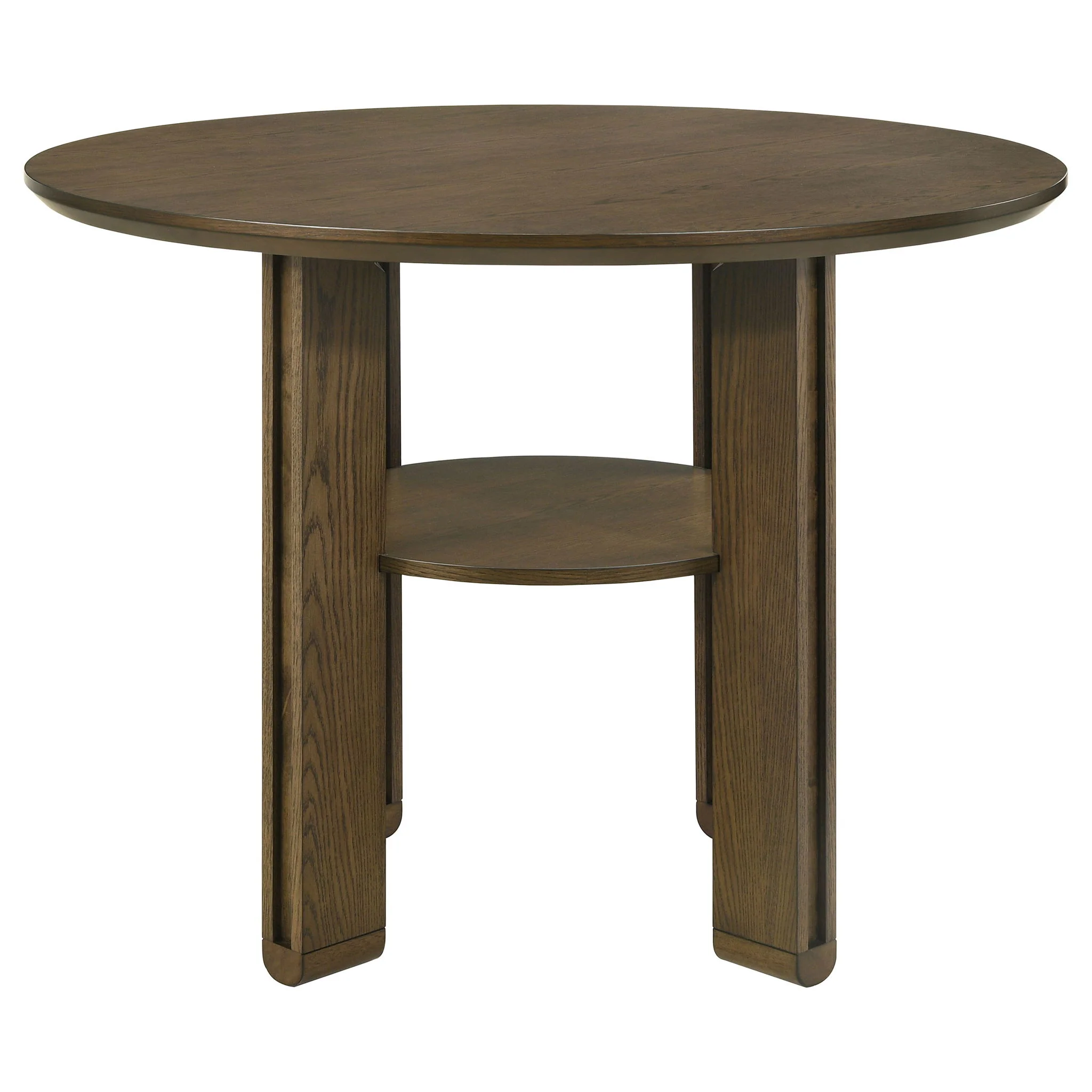Crispin - 5 Piece Counter Height Dining Set With Upholstered Chairs - Brown - Image 4
