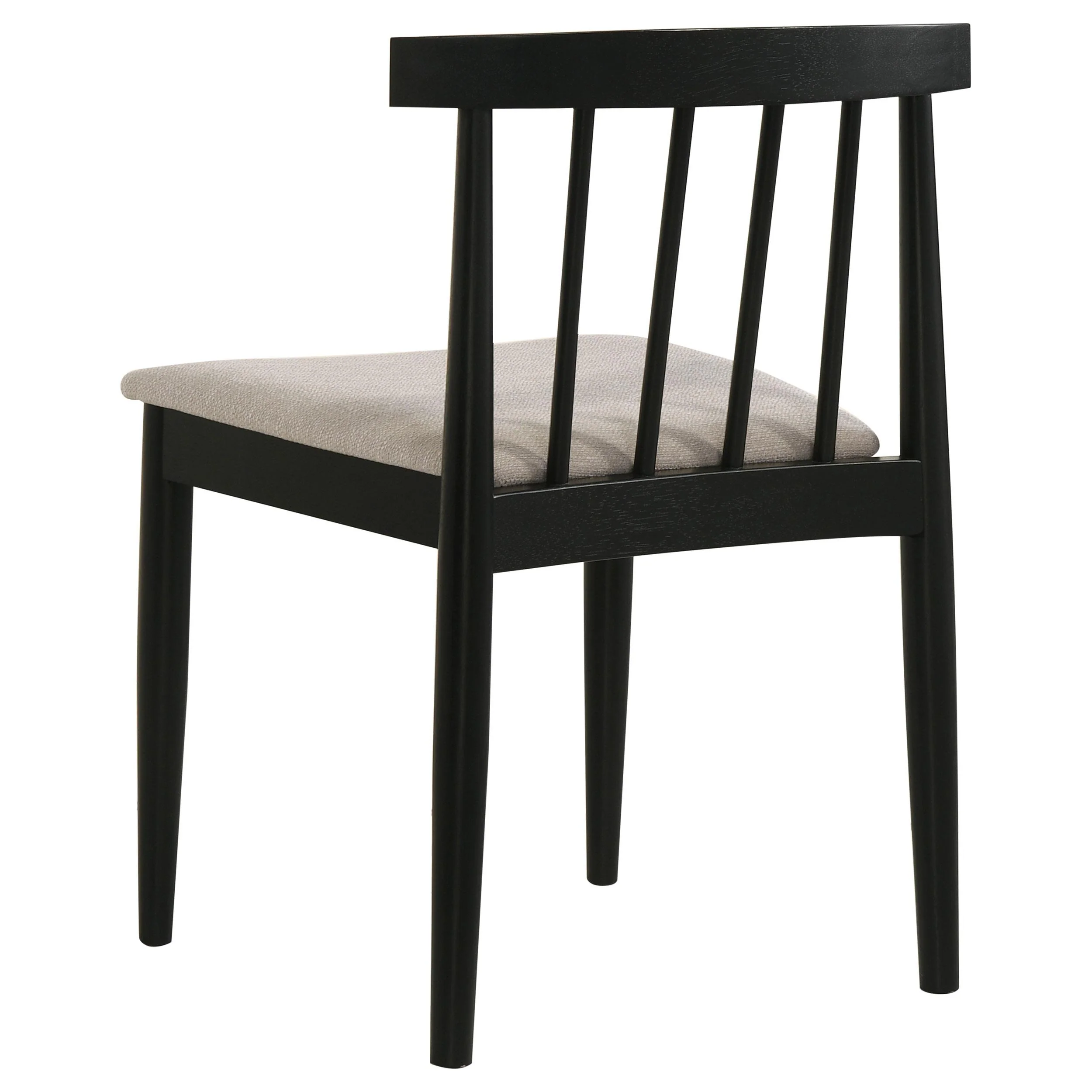 Cullen Dining Side Chair, Black/Wheat (Set of 2) - Image 6
