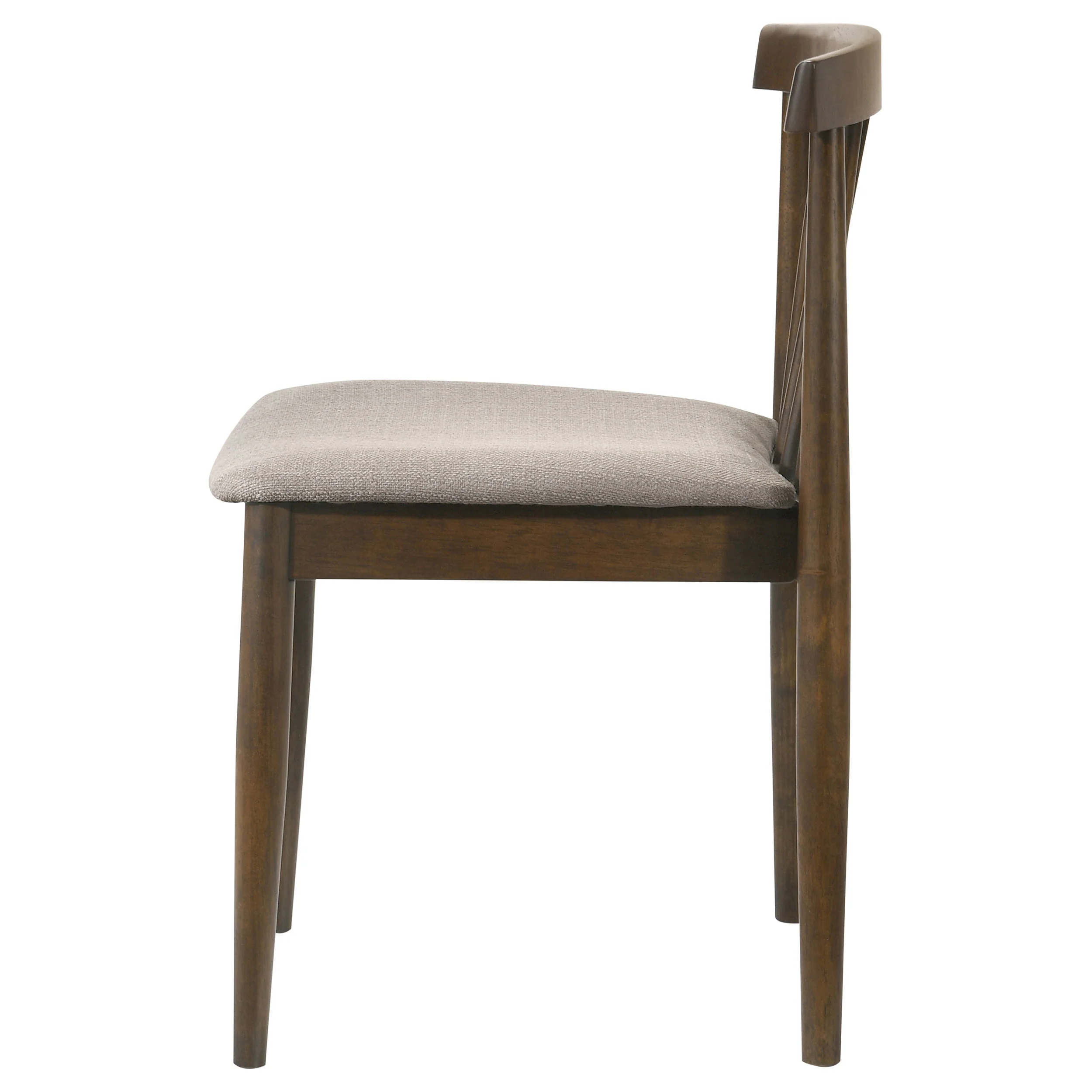 Cullen Dining Side Chair Upholstered Seat, Dark Walnut (Set of 2) - Image 10