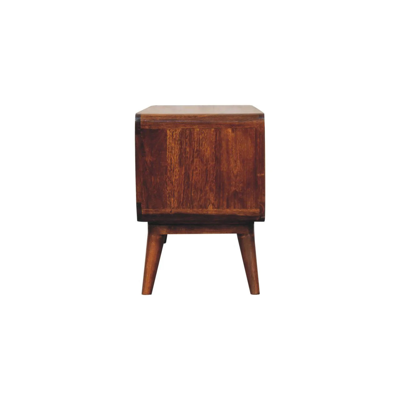 Curved Double Slot Media Unit - Dark Brown - Image 7