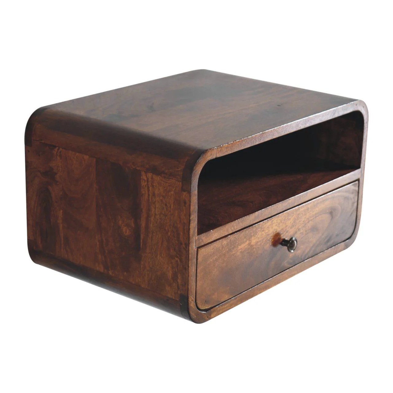 Curved Upper Slot Floating Nightstand - Image 31