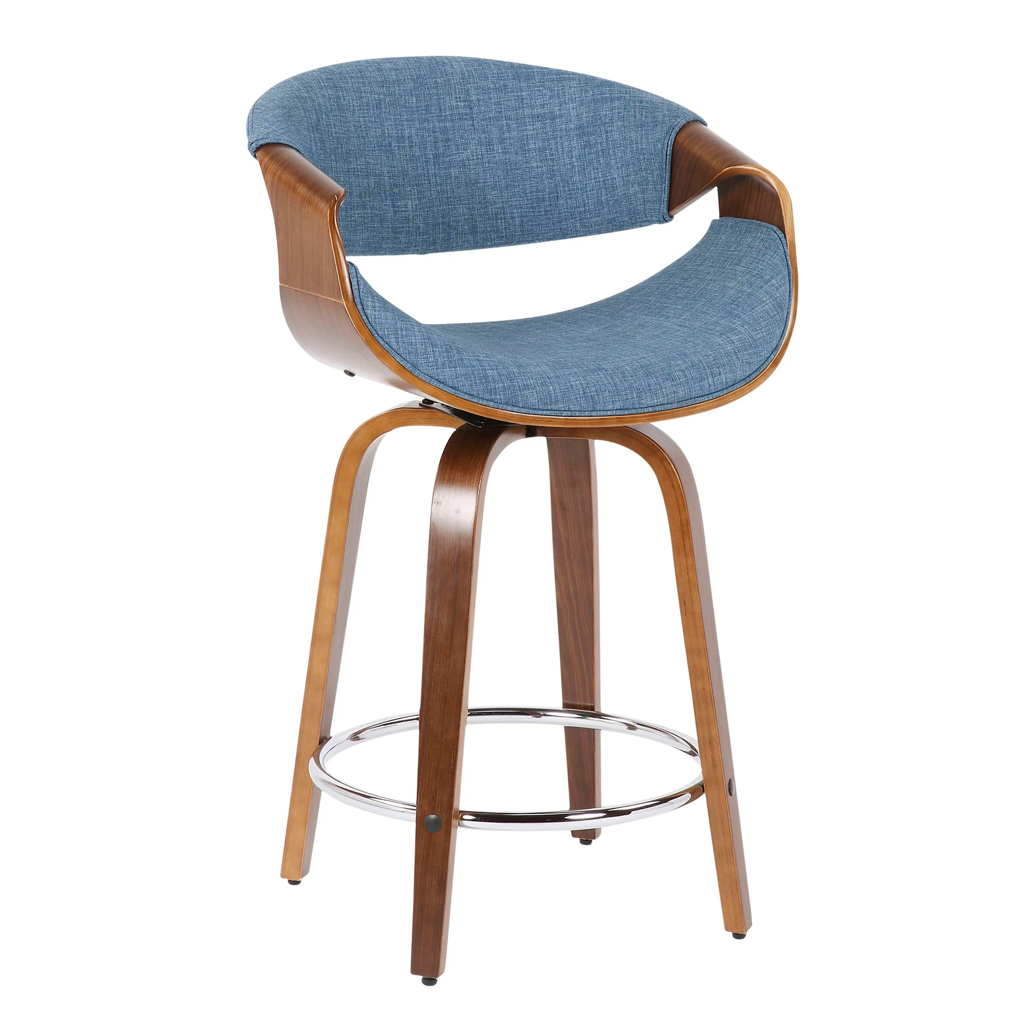Curvini - Mid Century Modern Counter Stool (Set of 2) - Image 10