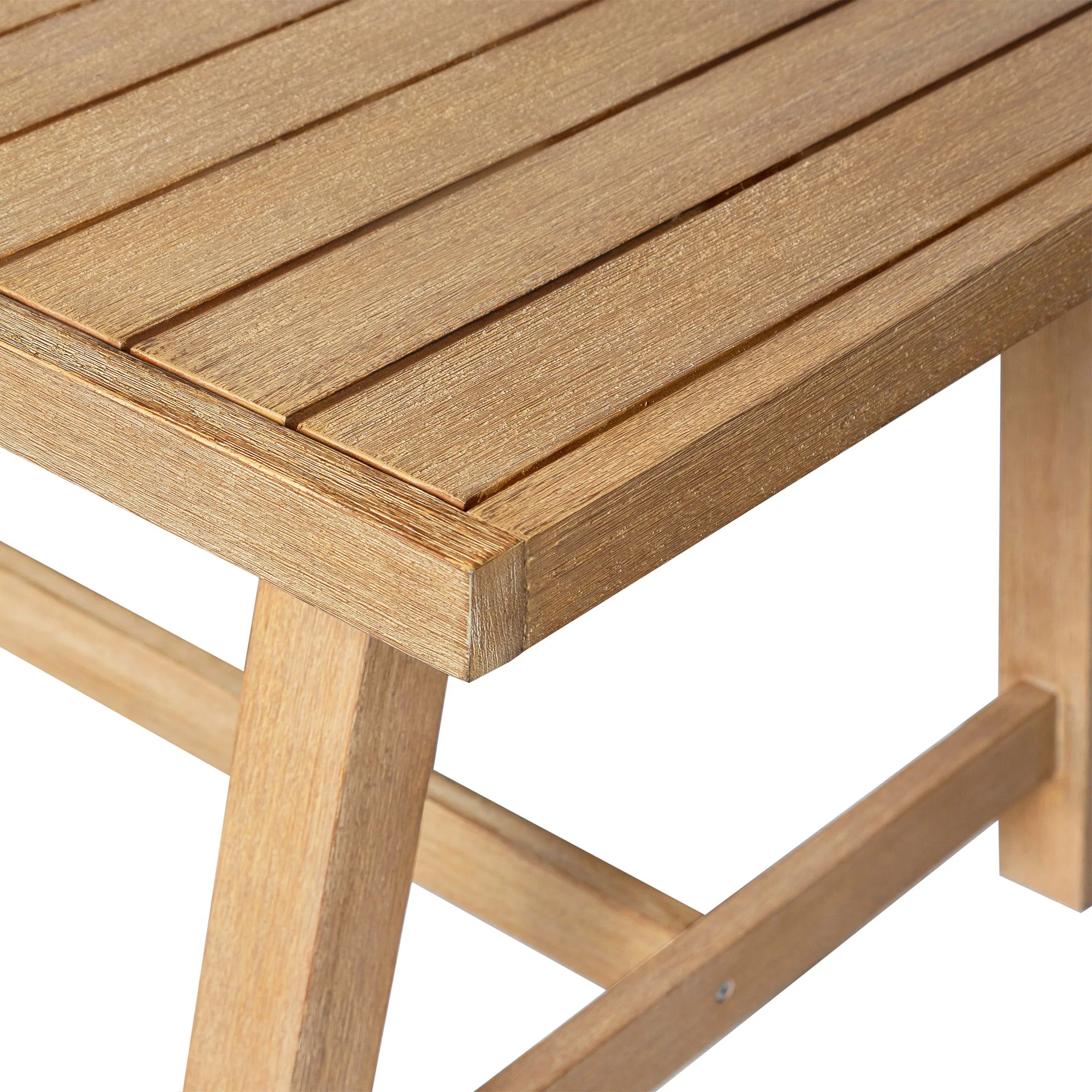 Cypress - Outdoor Patio Dining Table - Blonde Eucalyptus - Image 3