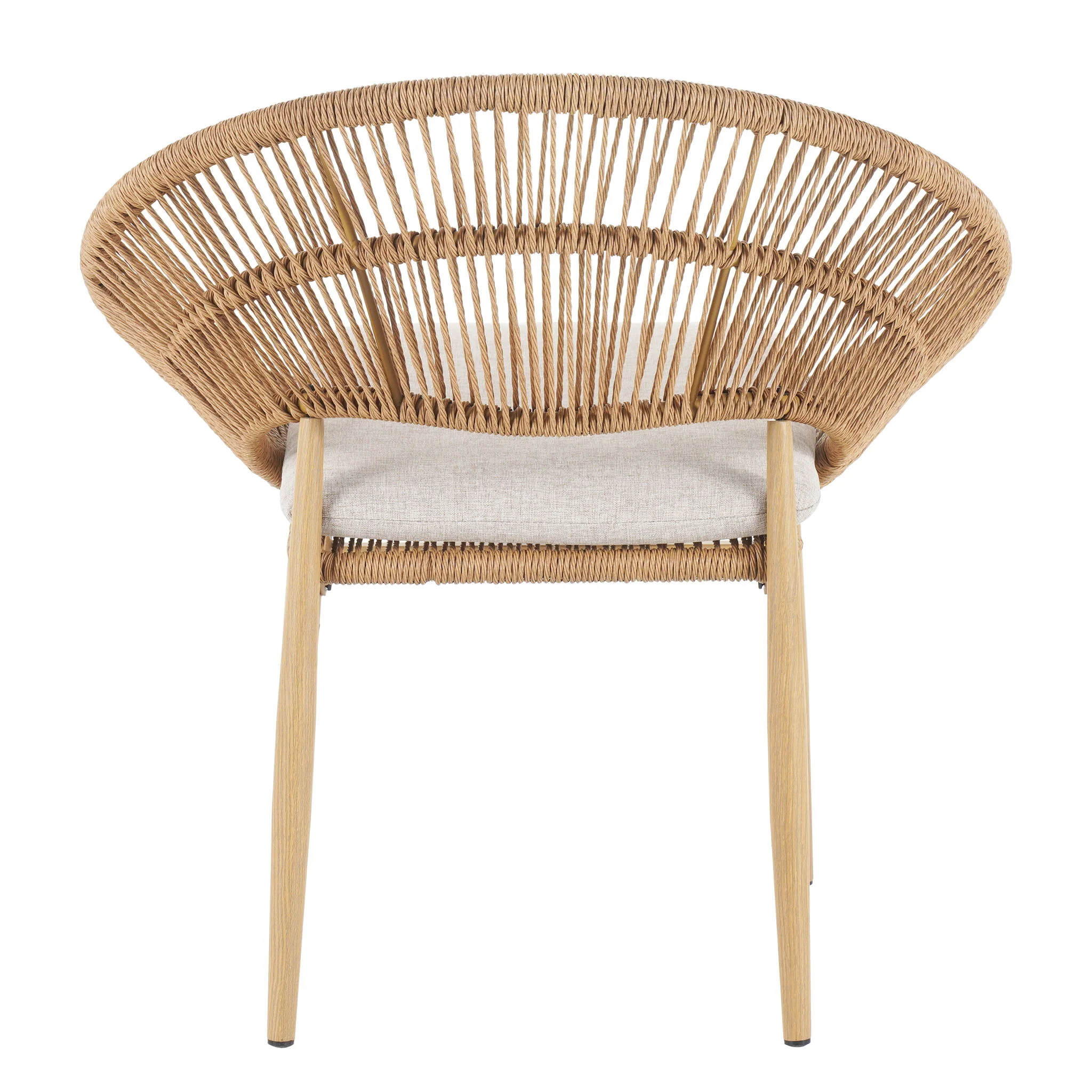 Cyril - Outdoor Papasan Style Dining Chair (Set of 2) - Image 15