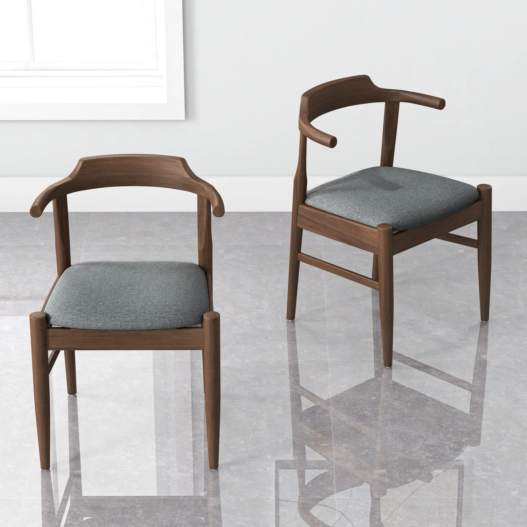 Daisy - Mid-Century Modern Dining Chair (Set of 2) - Image 8