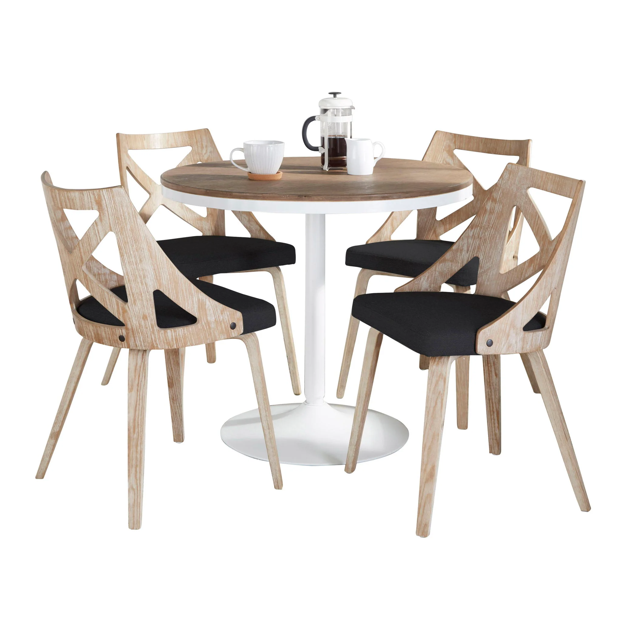 Dakota Charlotte - 5 Piece Dining Set Contemporary - Image 3