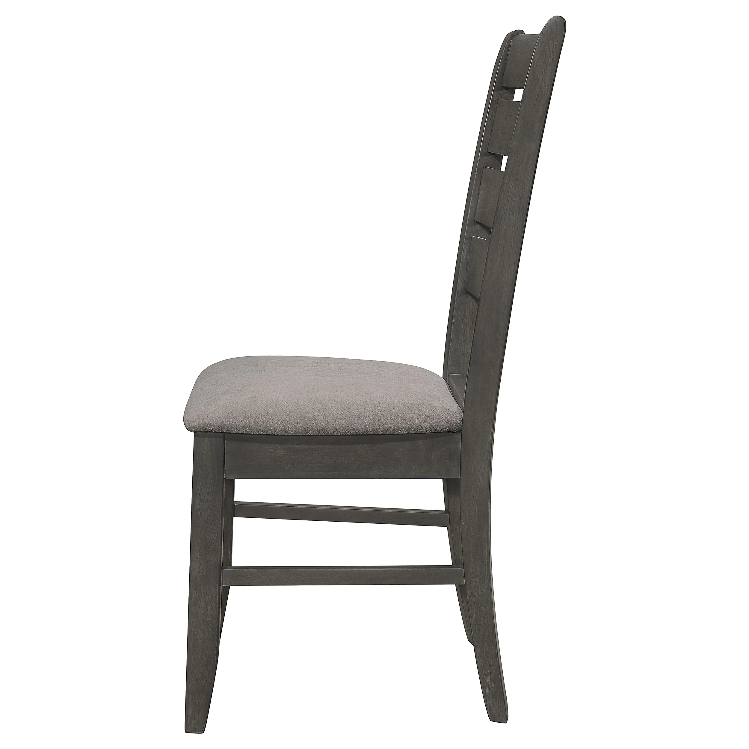 Dalila Wood Dining Side Chair Dark Grey (Set of 2) - Image 10