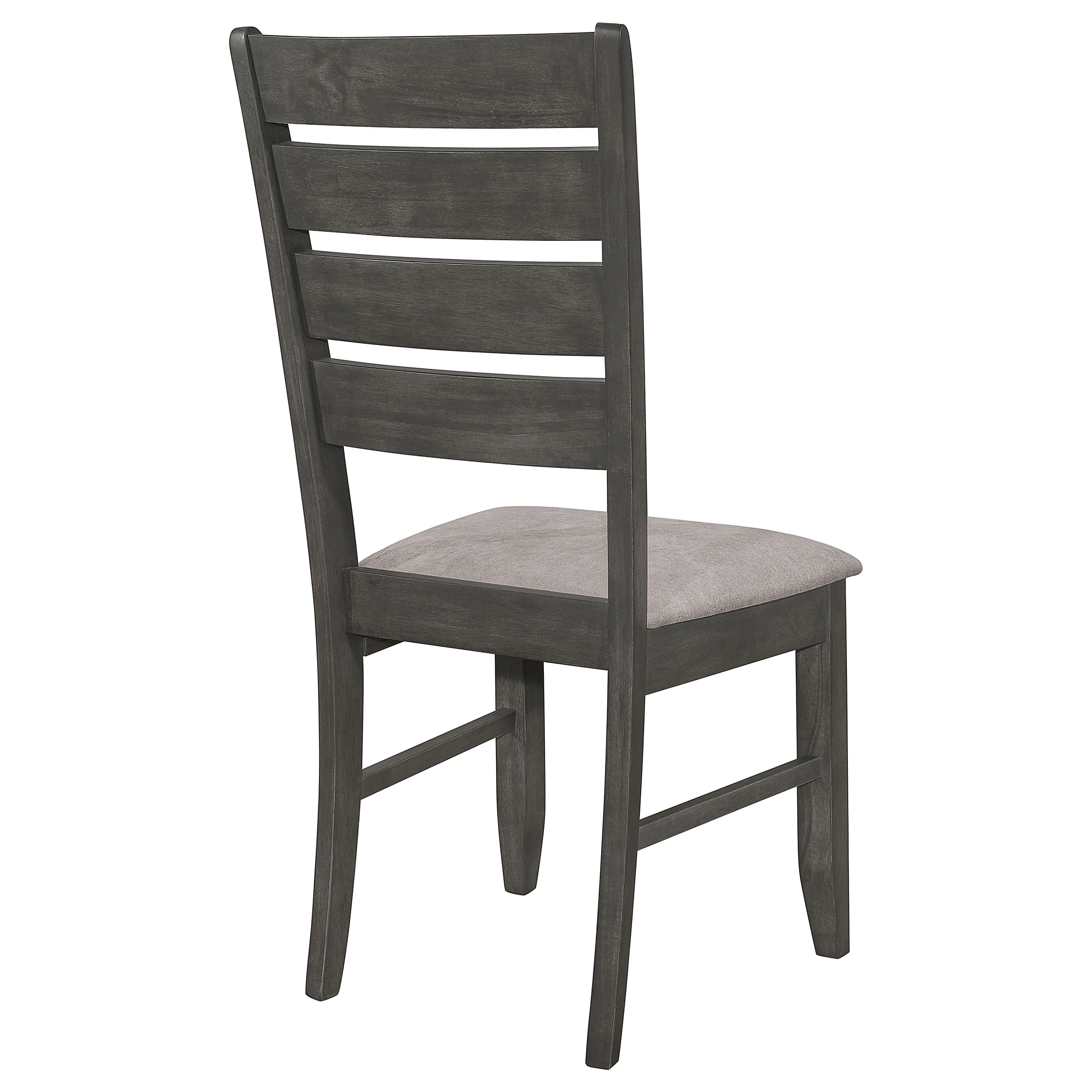 Dalila Wood Dining Side Chair Dark Grey (Set of 2) - Image 9