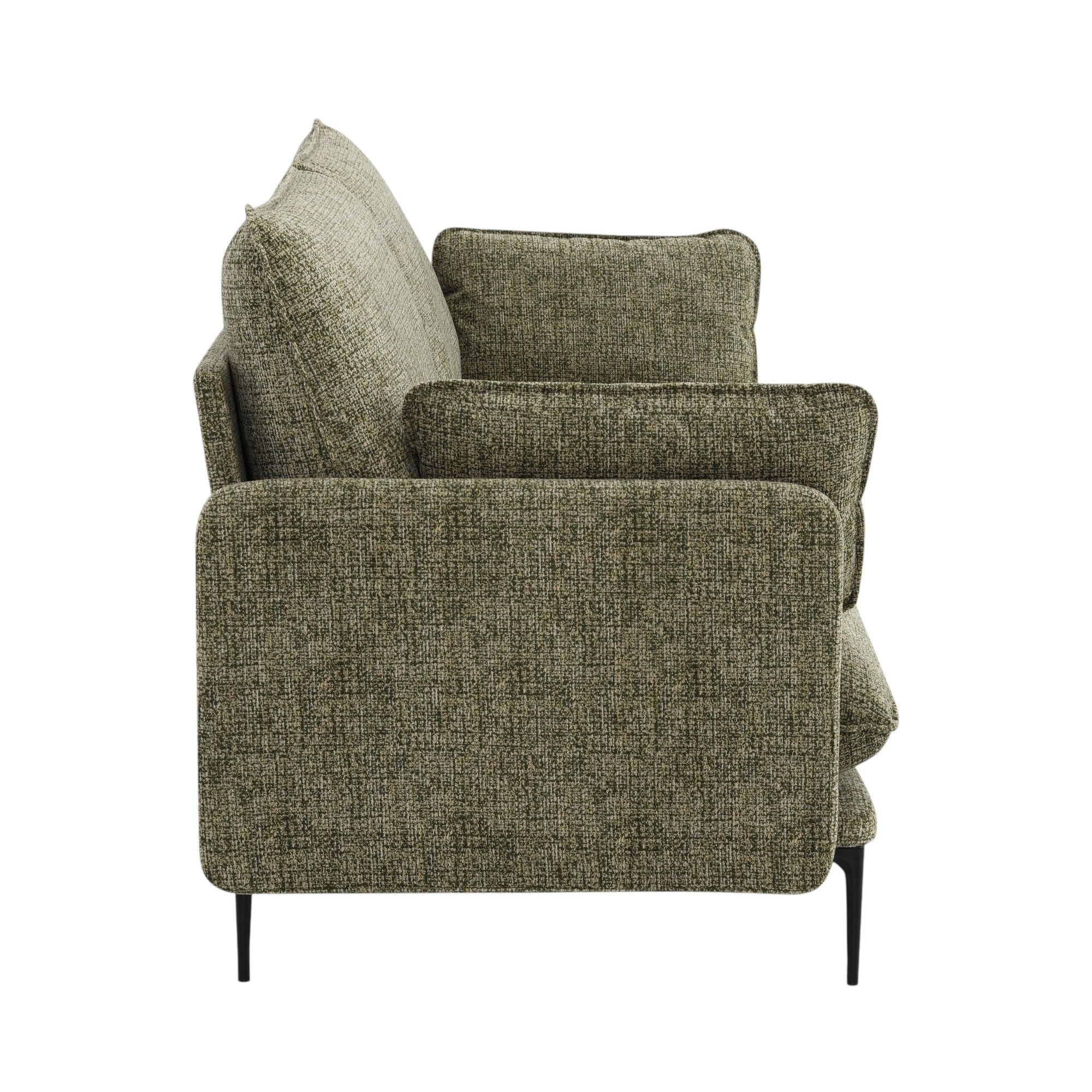 Dalton - Sofa With 2 Pillows - Green - Image 4