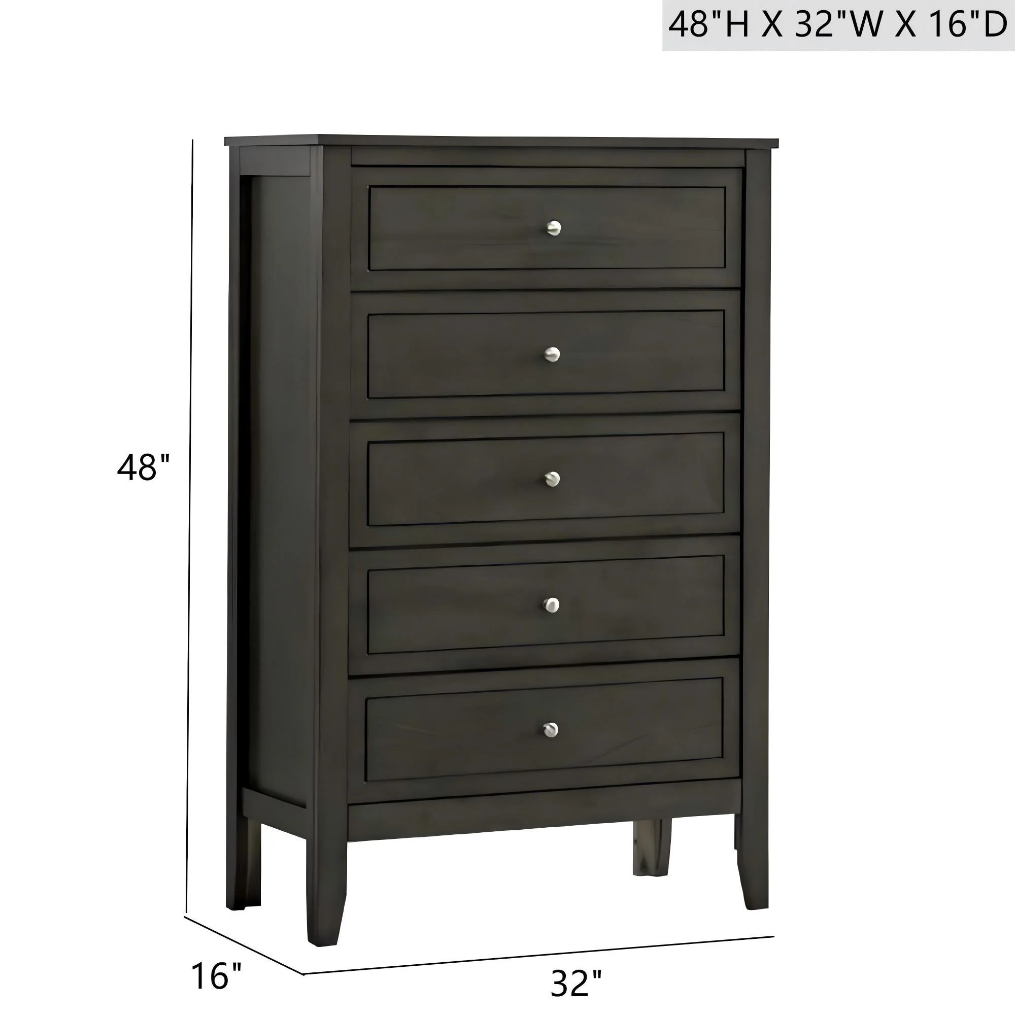 Daniel - Chest, 5 Drawer Storage Unit - Image 39