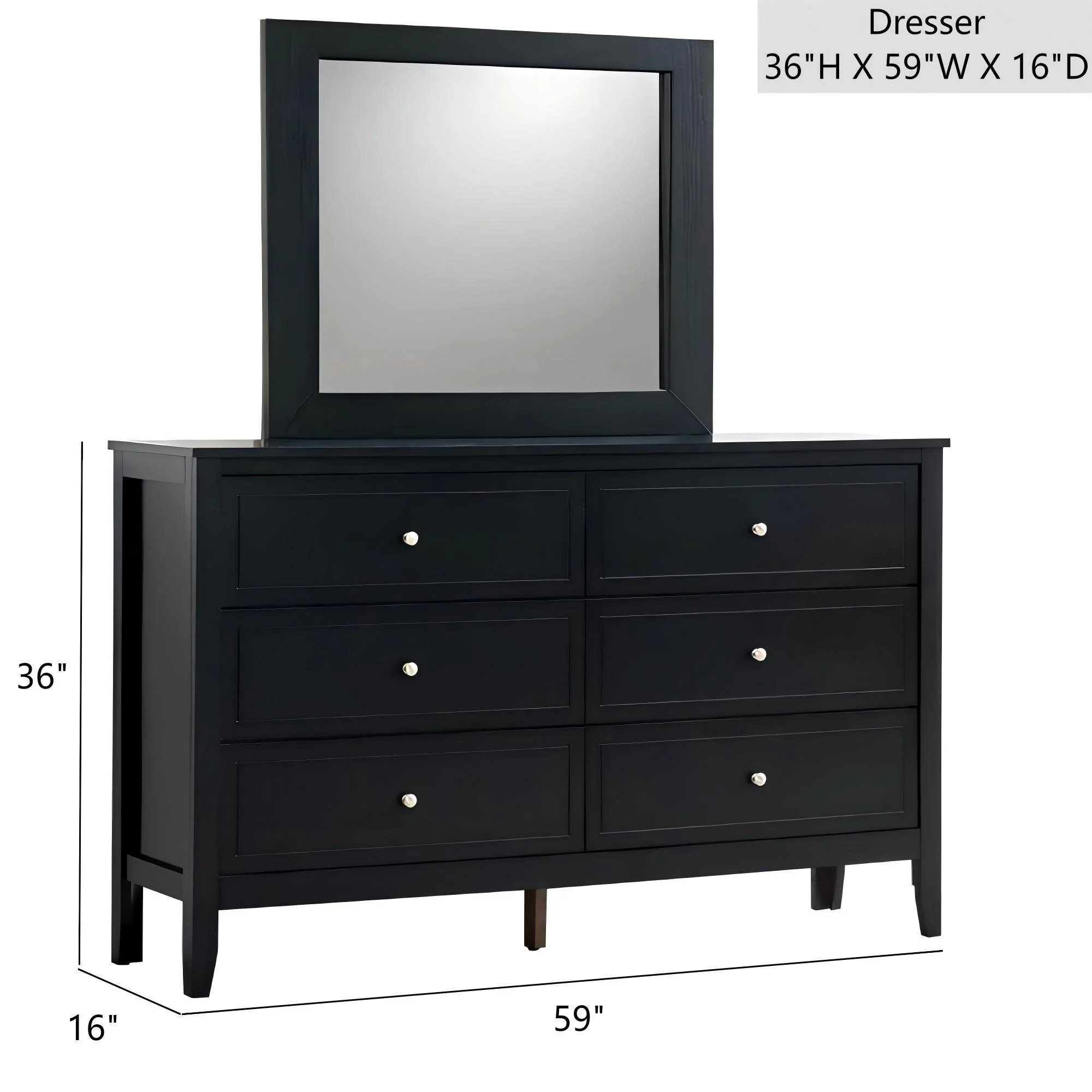 Daniel - Dresser, 6 Drawer - Image 27