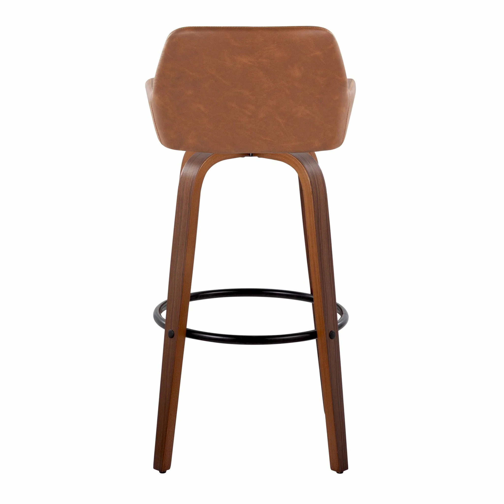 Daniella - Contemporary Fixed Height, Barstool & Swivel And Round Footrest (Set of 2) - Image 12