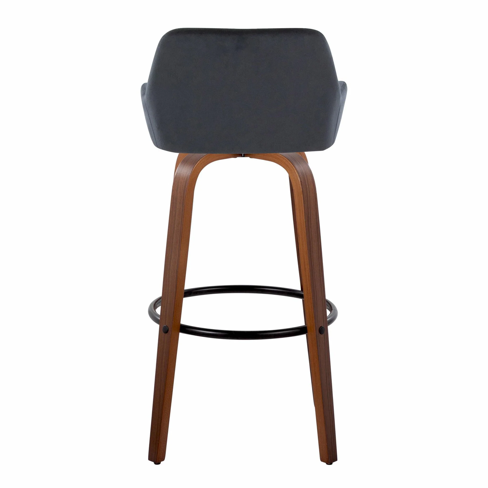 Daniella - Contemporary Fixed Height, Barstool & Swivel And Round Footrest (Set of 2) - Image 25