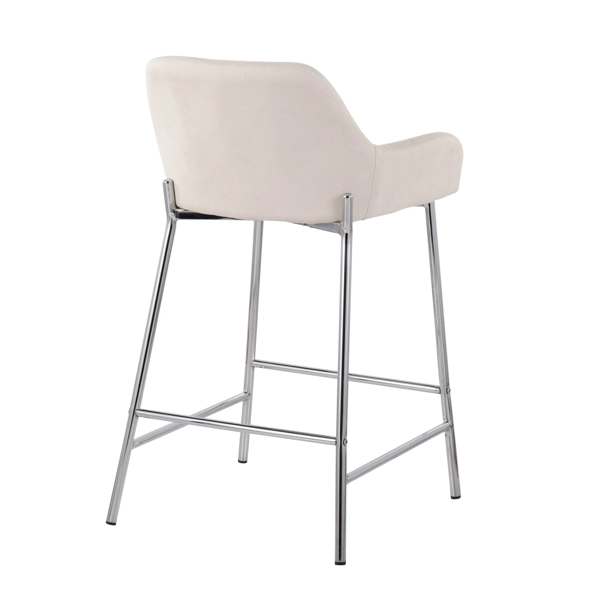 Daniella - Contemporary Fixed Height Counter Stool With Metal Legs (Set of 2) - Image 11