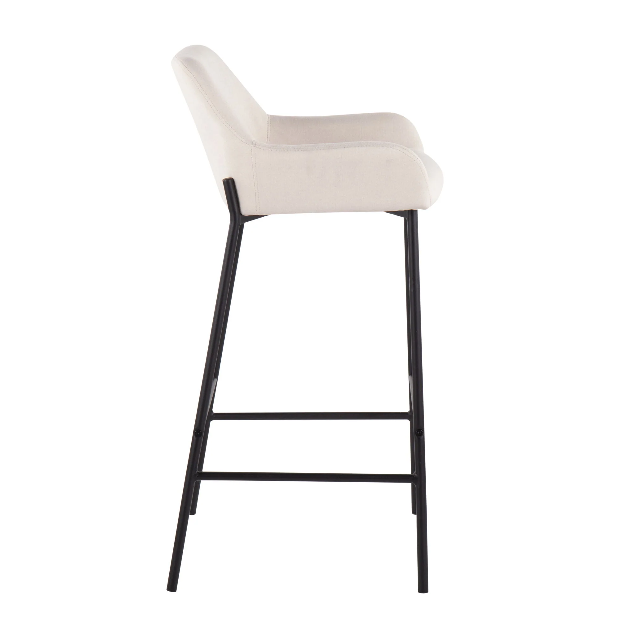 Daniella - Industrial Fixed Height Bar Stool (Set of 2) - Image 6