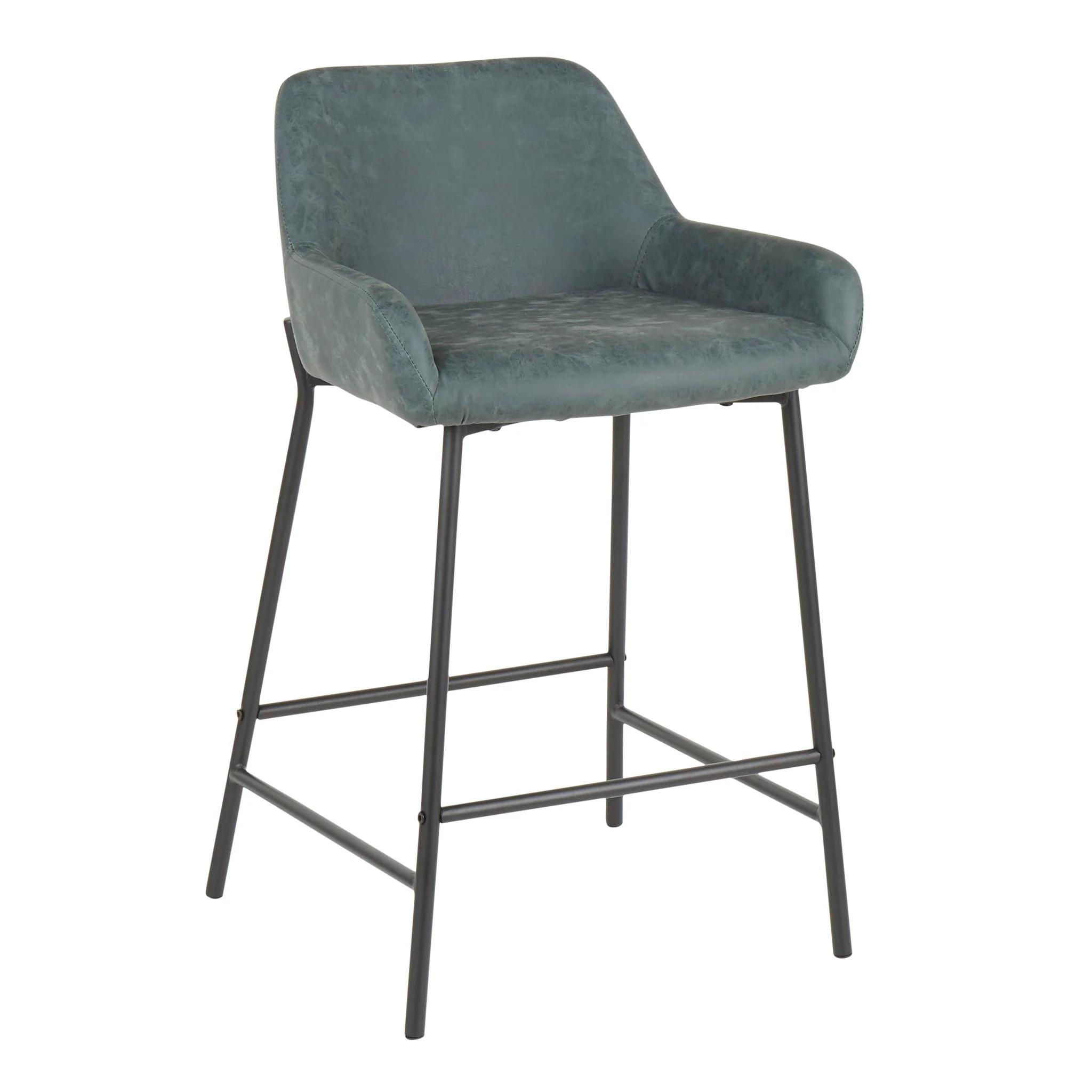 Daniella - Industrial Fixed Height Counter Stool (Set of 2) - Image 16