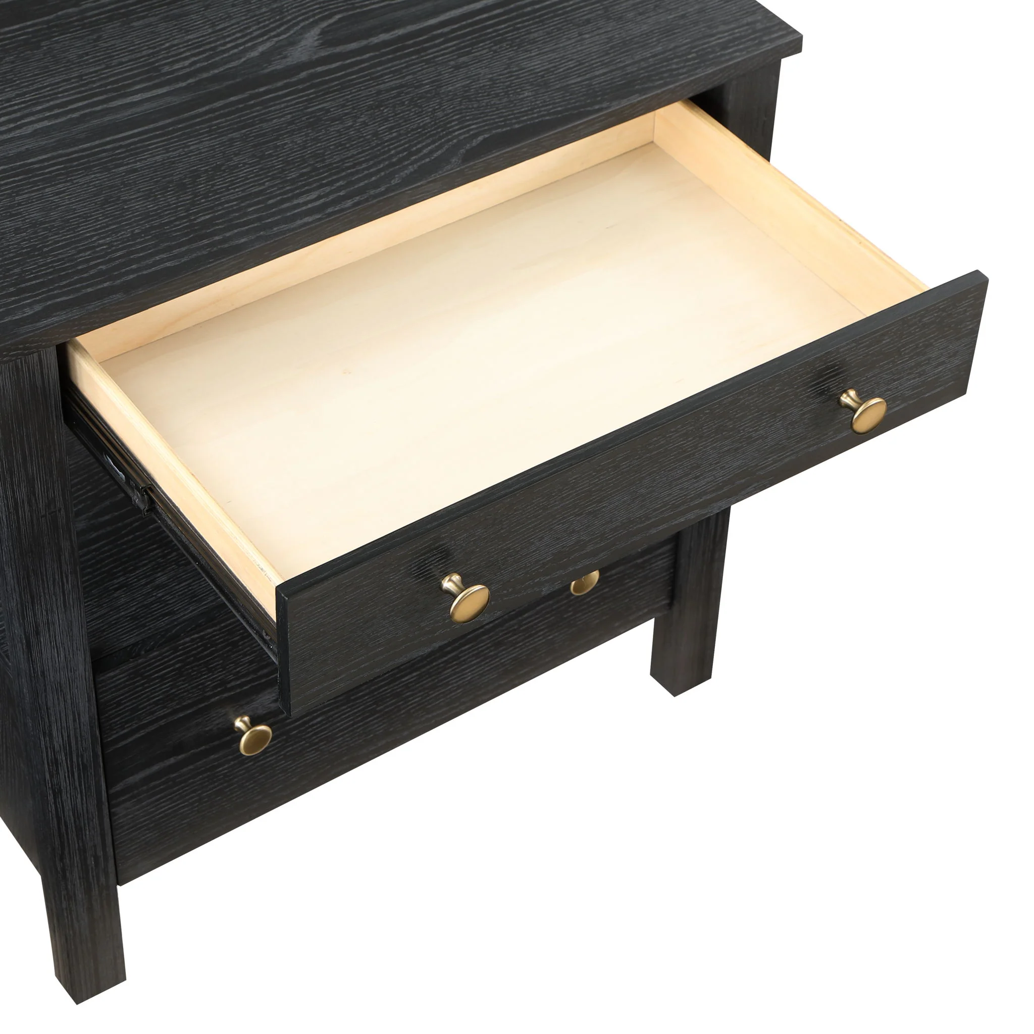 Danielle - 2 Drawer Nightstand - Black - Image 8