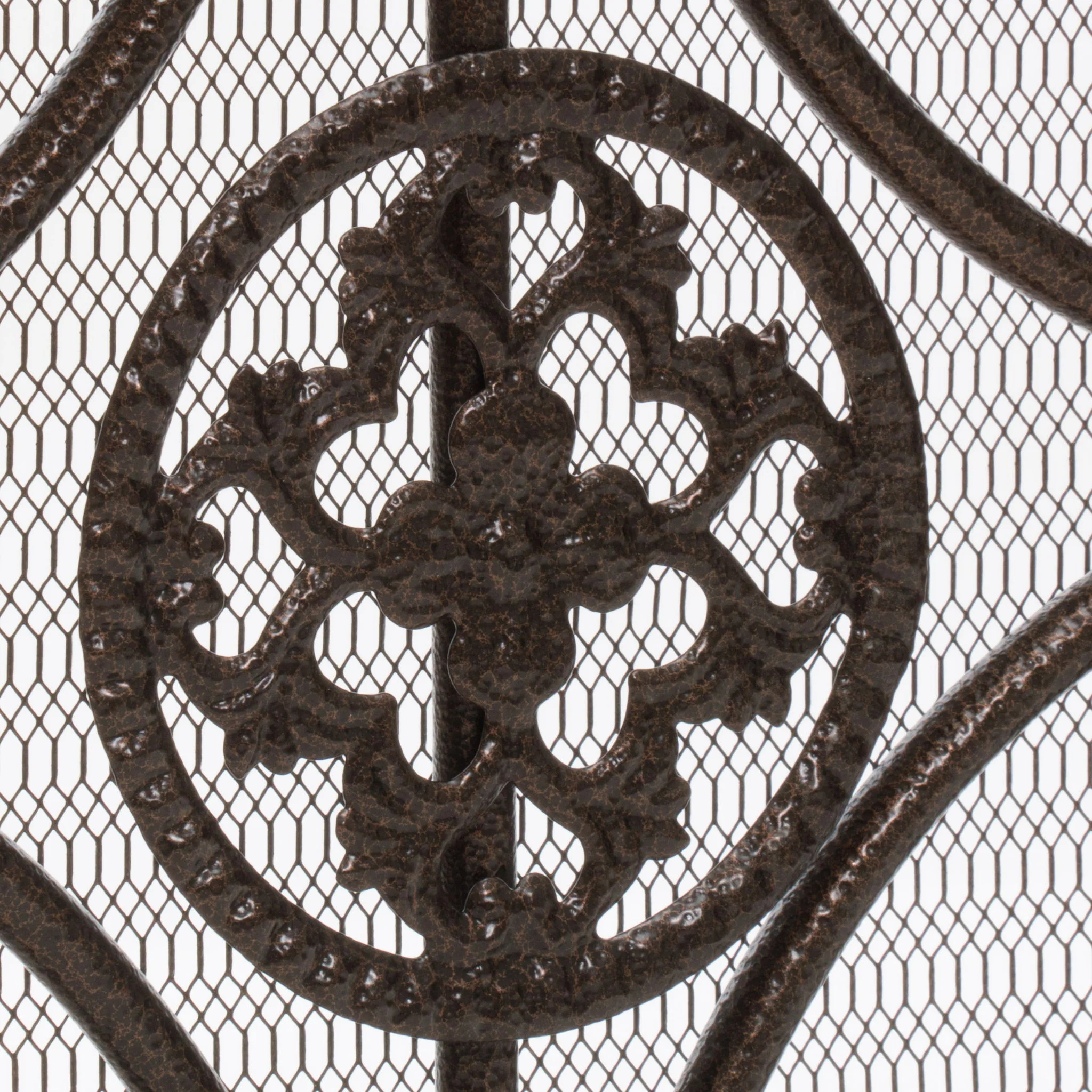 Darcie - Wrought Fireplace Screen, Ornate Design - Image 5