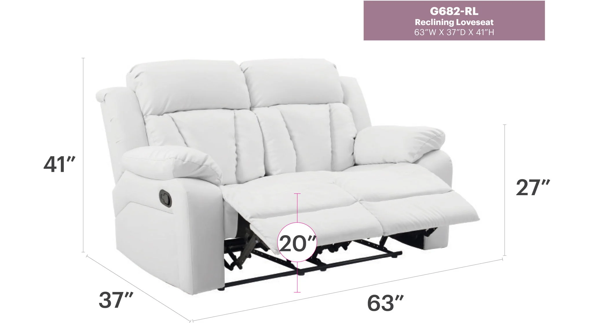 Daria - Cozy Padded Love Seat For Relaxation - Image 11