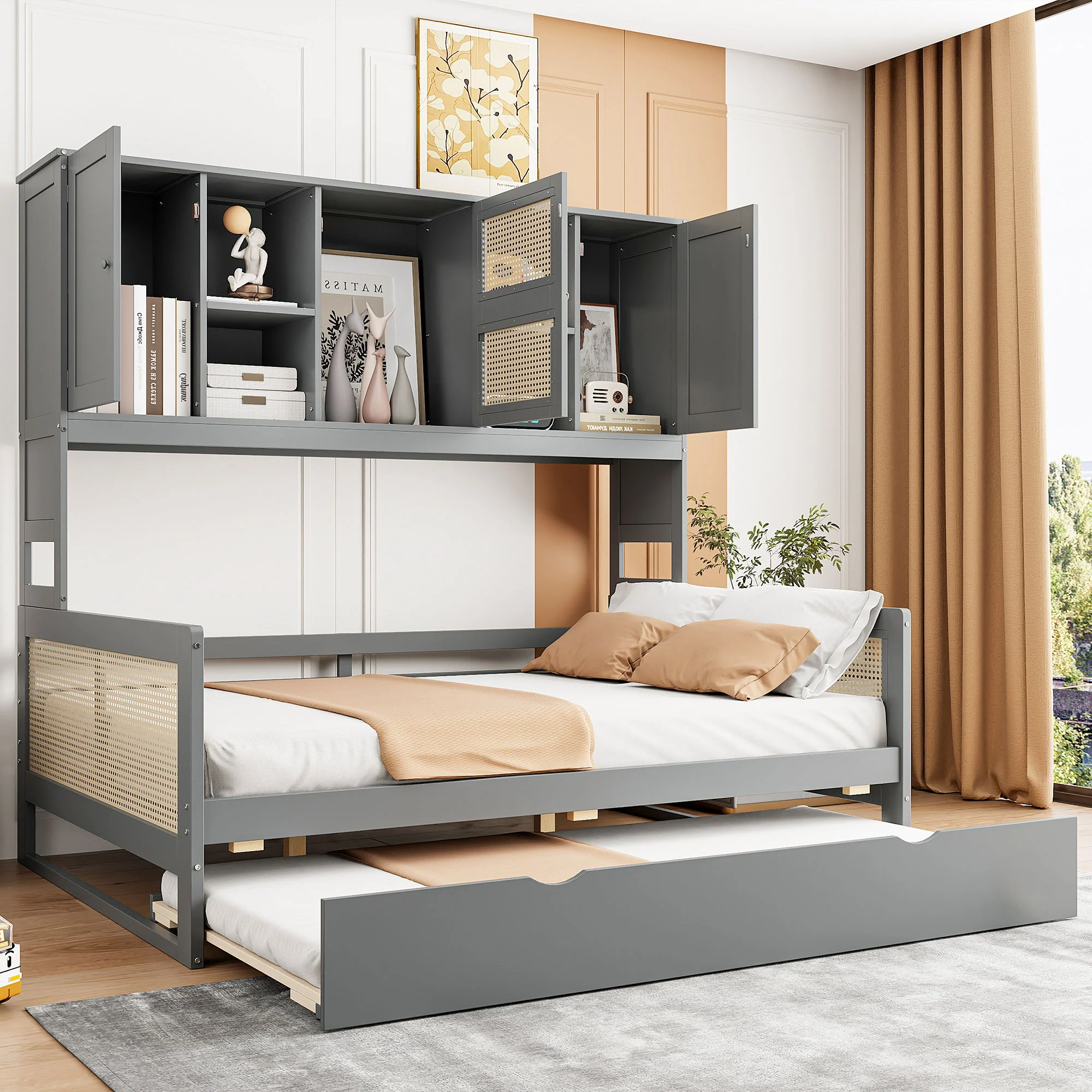 Daybed And All In One Cabinet And Shelf - Image 28