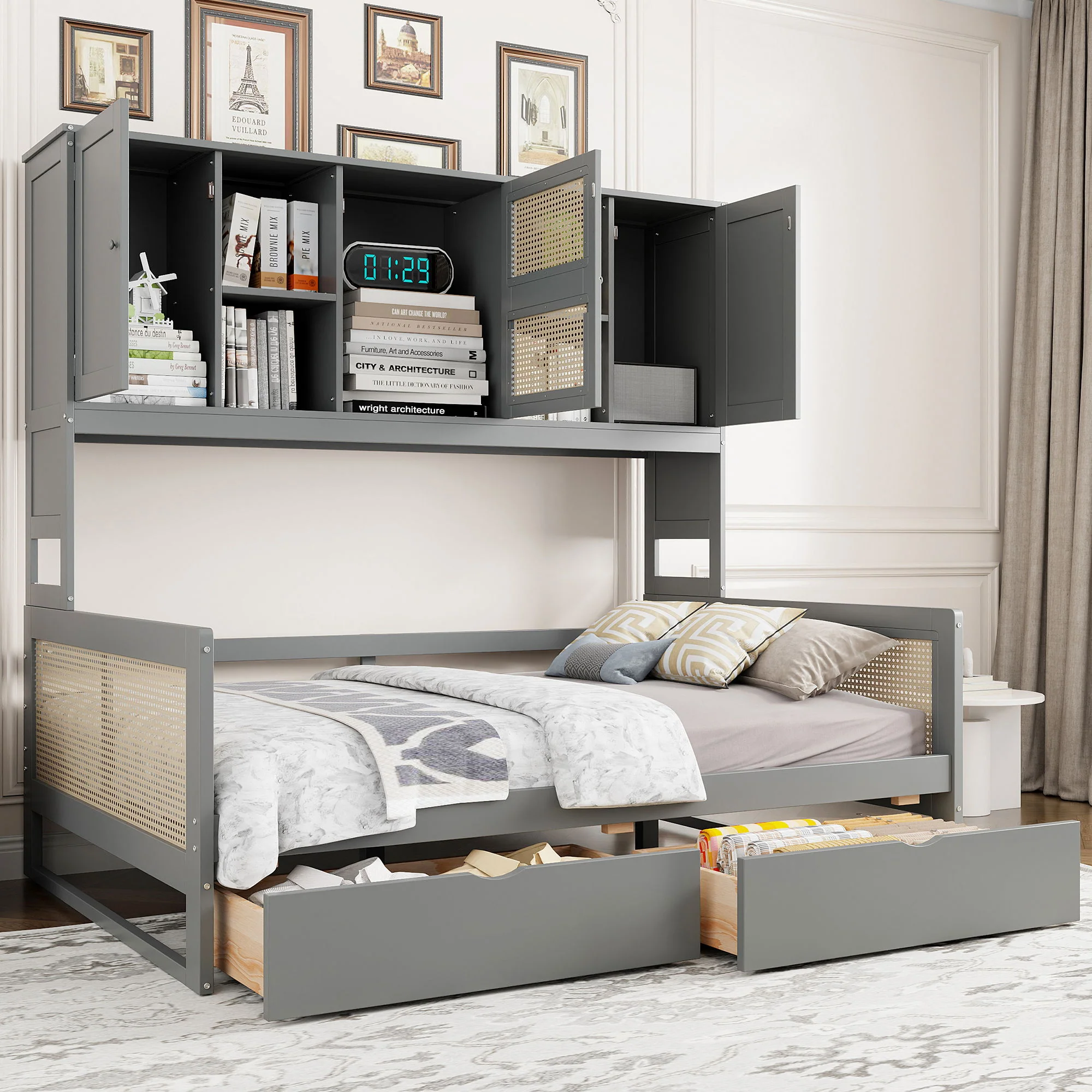 Daybed And All In One Cabinet And Shelf - Image 35