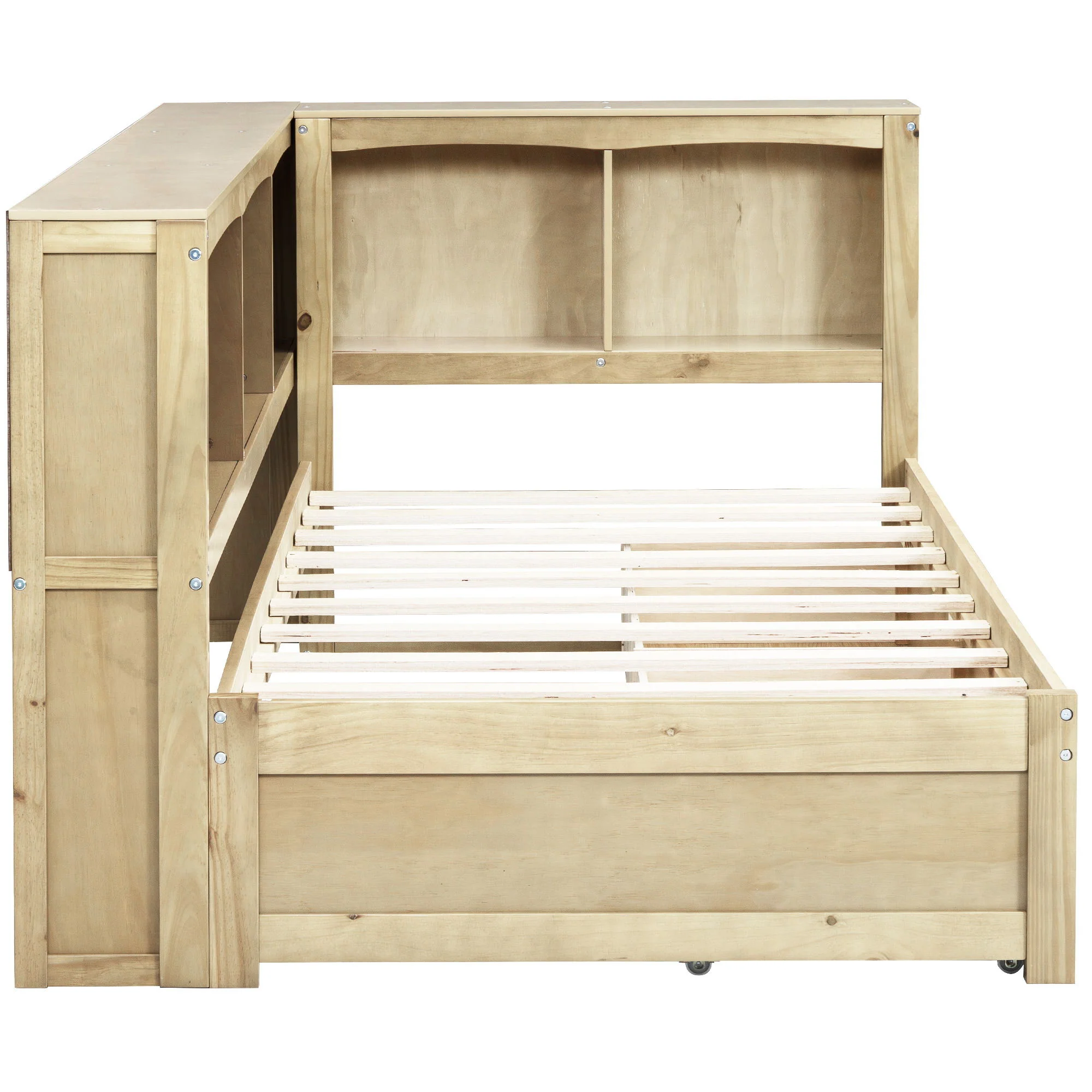 Daybed With 2 Storage Drawers, Storage Cabinets, USB Ports - Image 11