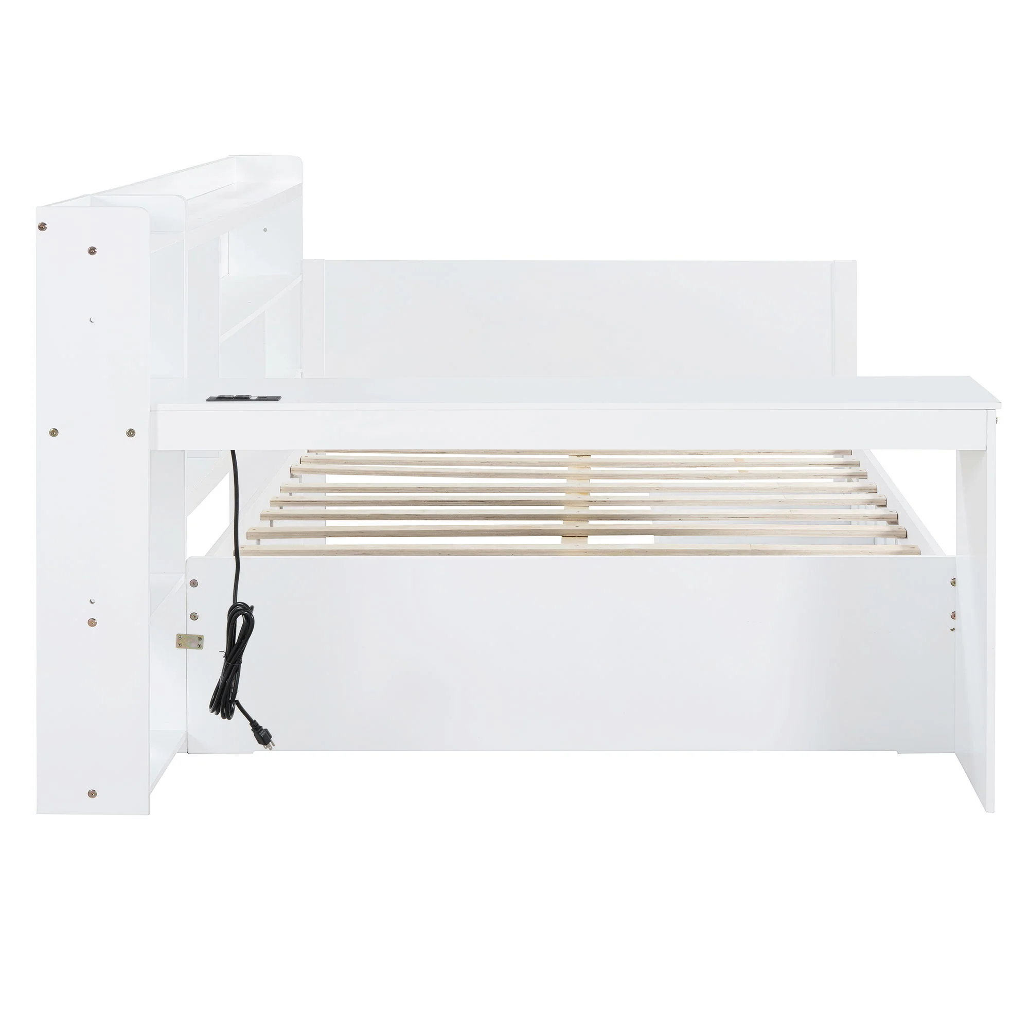 Daybed With 3 Drawers USB Ports And Desk - Image 11
