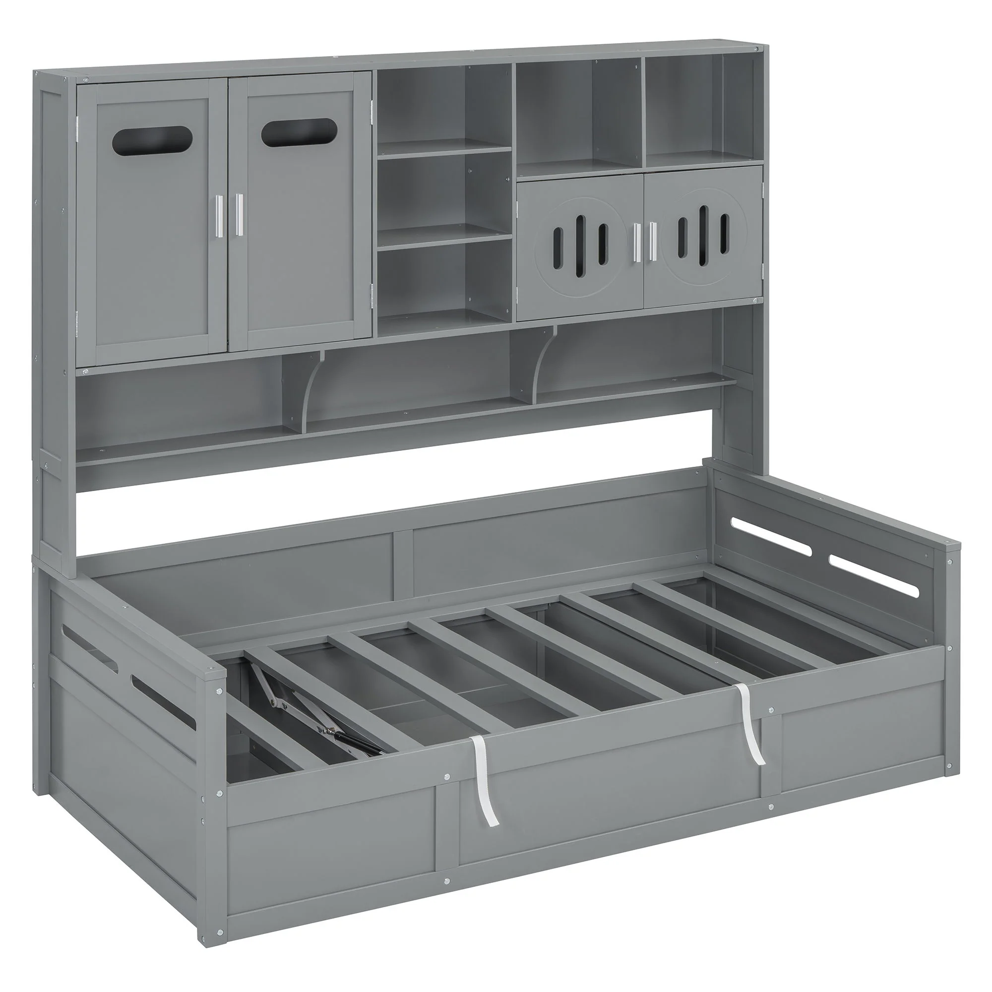 Daybed With All-In-One Cabinet And Shelf - Image 95