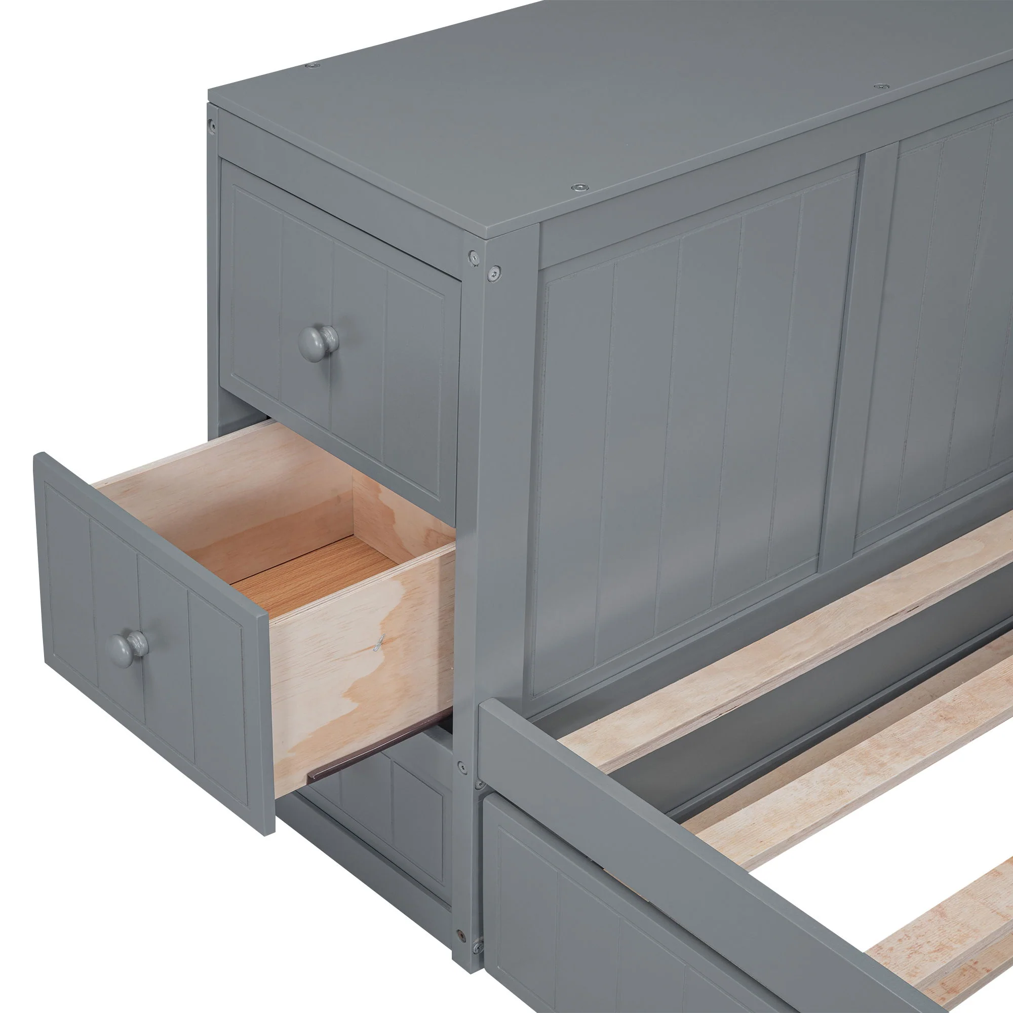 Daybed With Storage Arms, Trundle And Charging Station - Image 3
