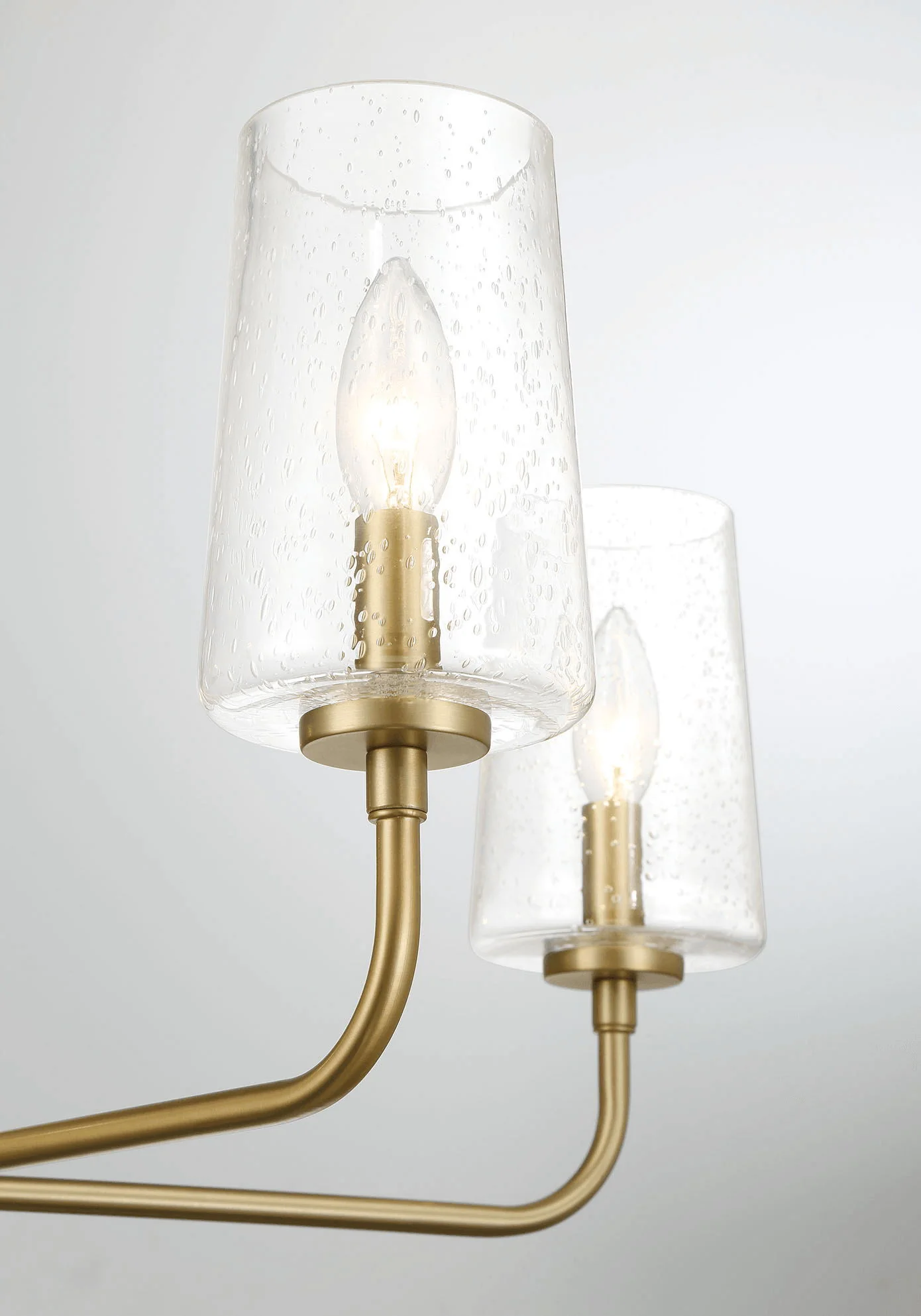 Dazzle - 5 Lights Chandelier With Clear Seeded Satin - Antique Brass / Clear / Gold - Image 5