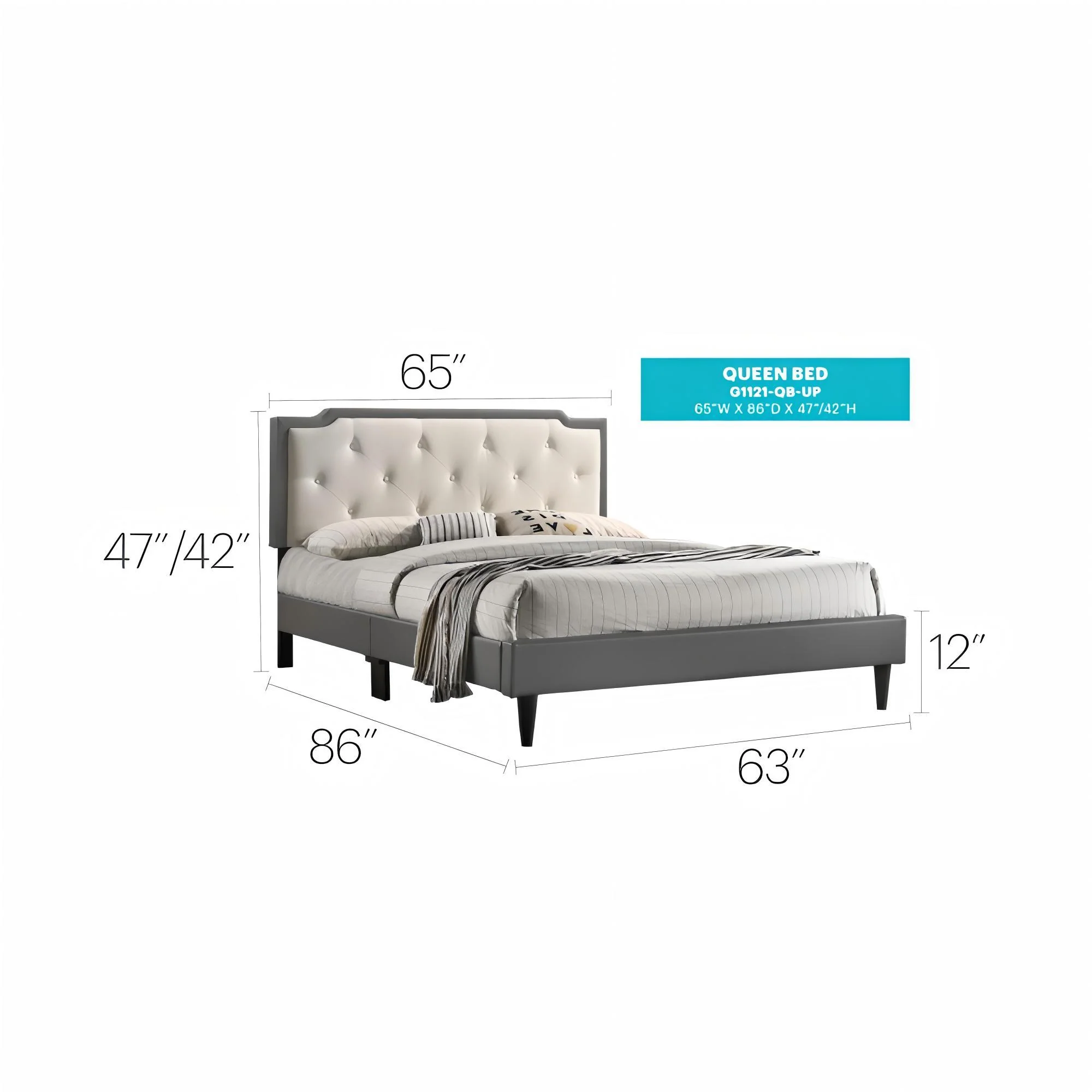 Bed (All in One Box) - Two Tone - Image 9