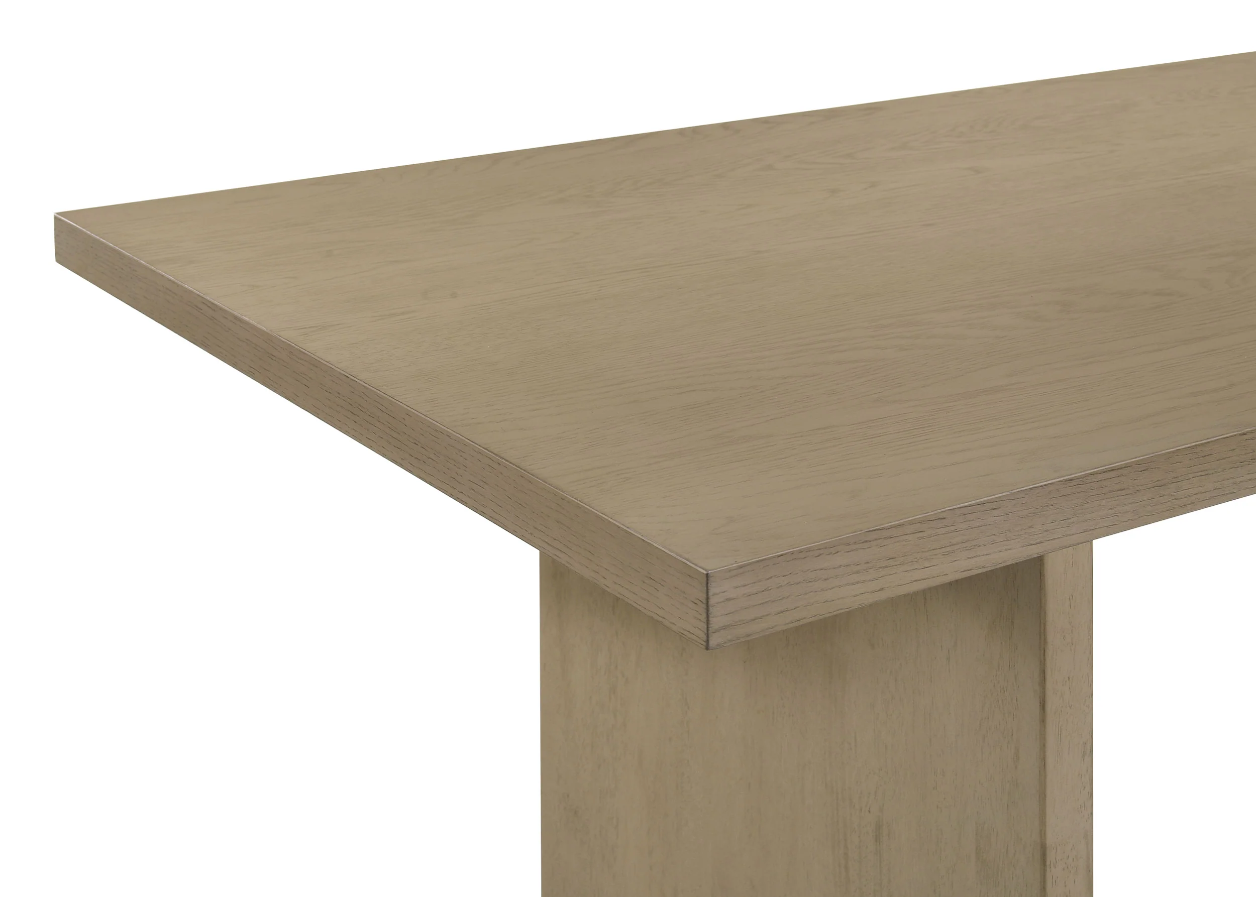 Decker 82-Inch Rectangular Dining Table Natural Oak - Image 6
