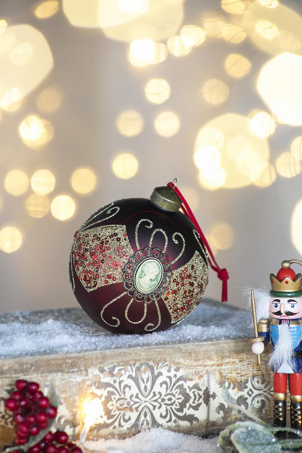 Decorative Hanging Ball Christmas Tree Ornaments For Holiday Decorations (Set of 6) - Image 10