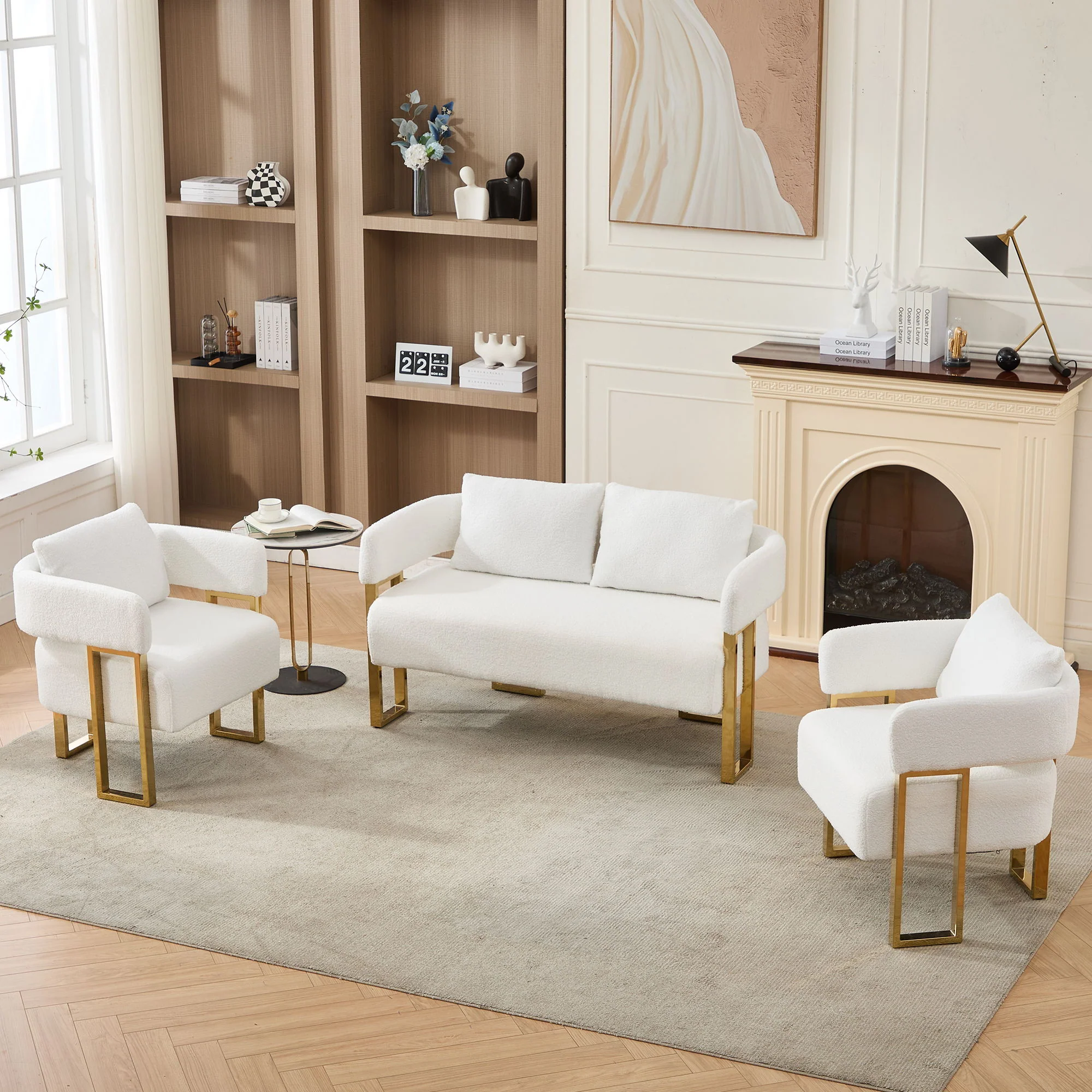 Decorative Upholstered Side Chair For Living Room - Image 36