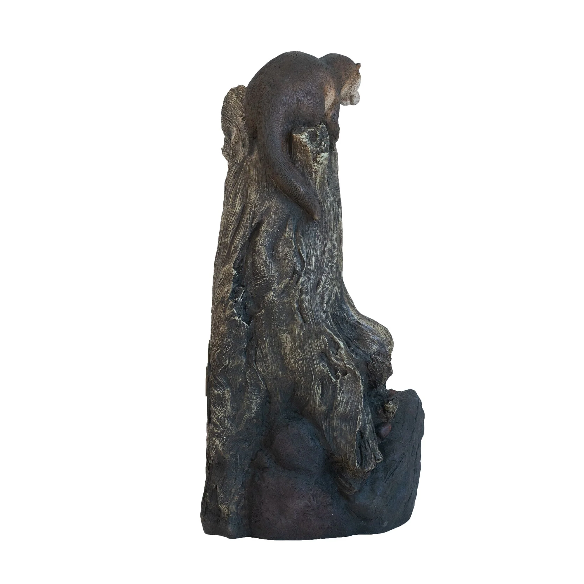 Decorative Water Foutain With Otter Design, With Light And Pump, For Indoor And Outdoor - Brown - Image 6