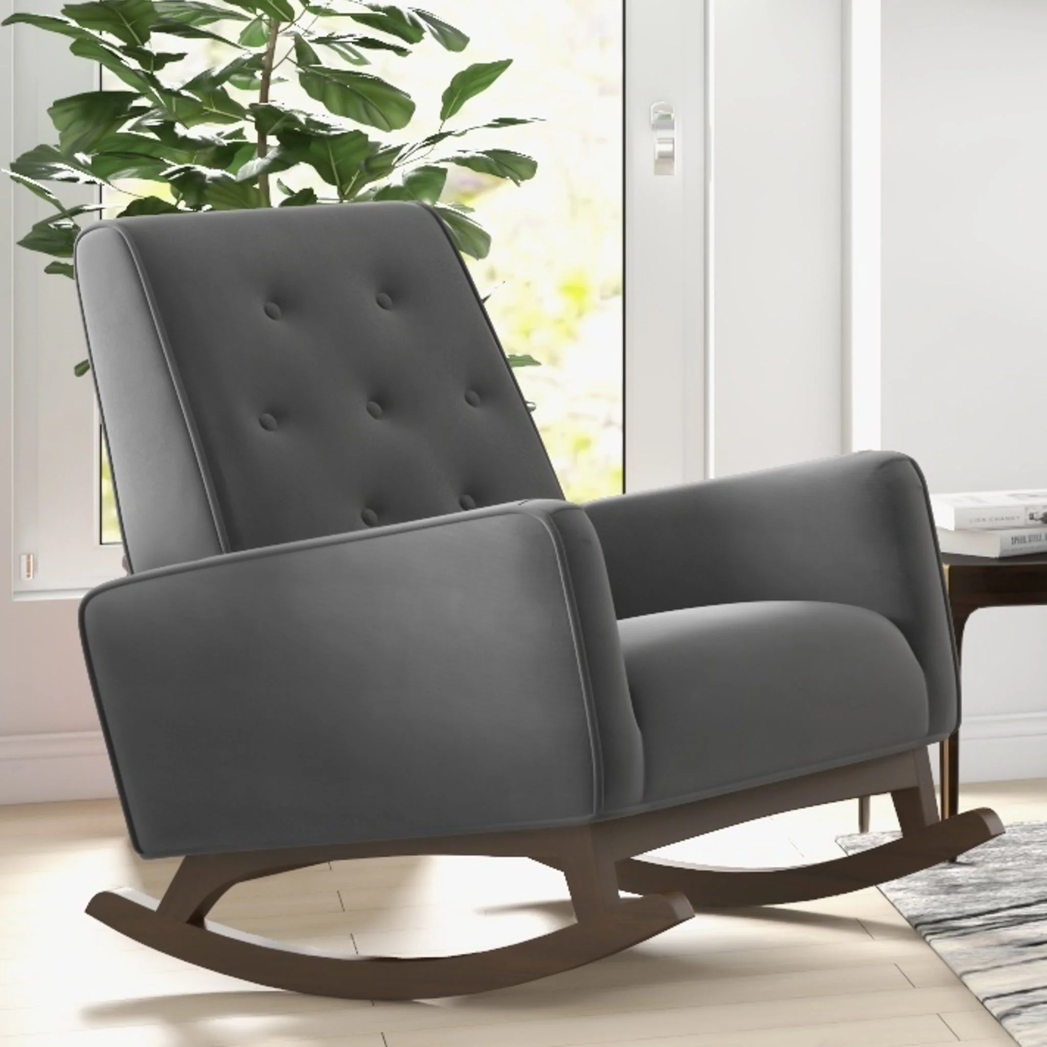 Demetrius - Mid-Century Modern Rocking Chair - Image 7