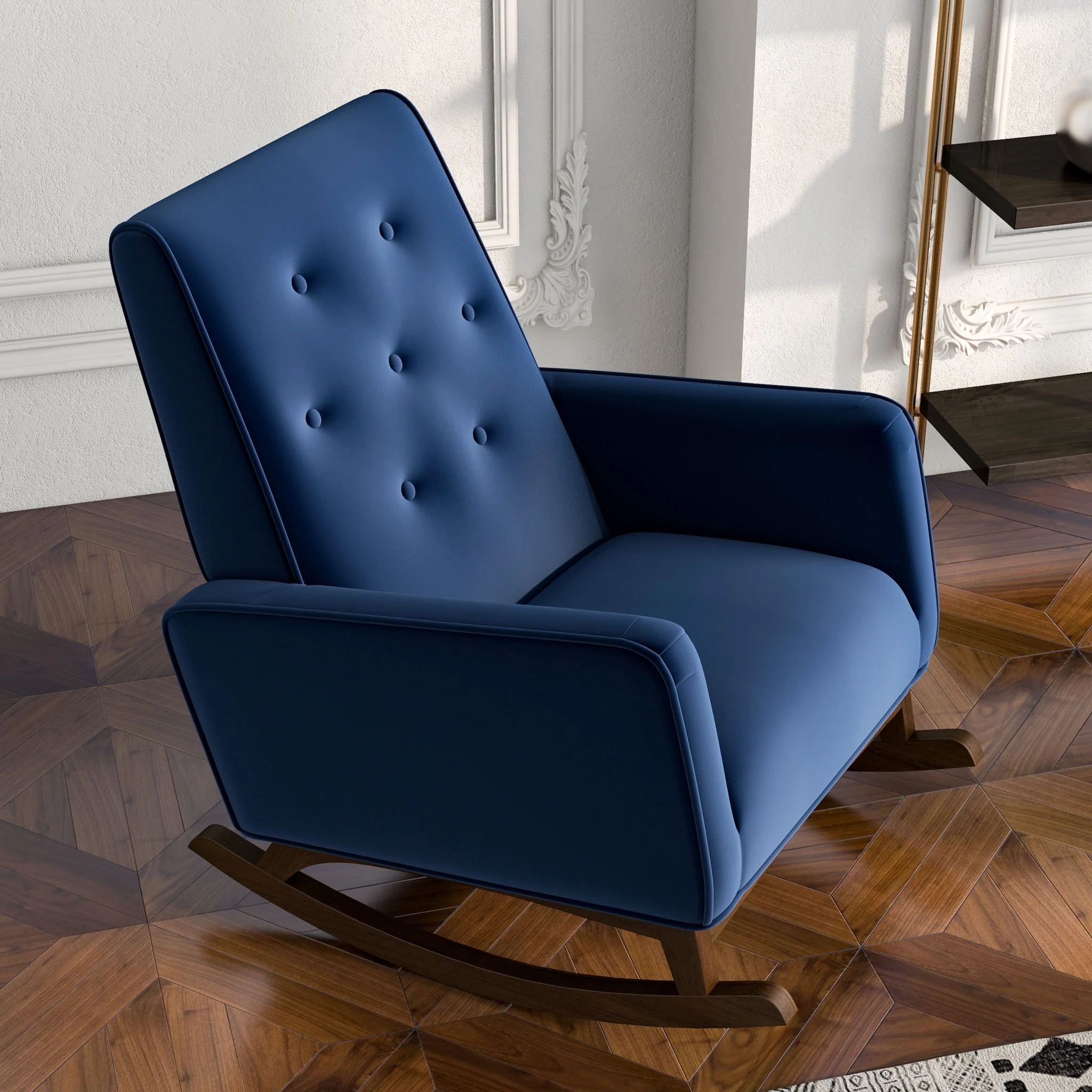 Demetrius - Solid Wood Rocking Chair - Image 26