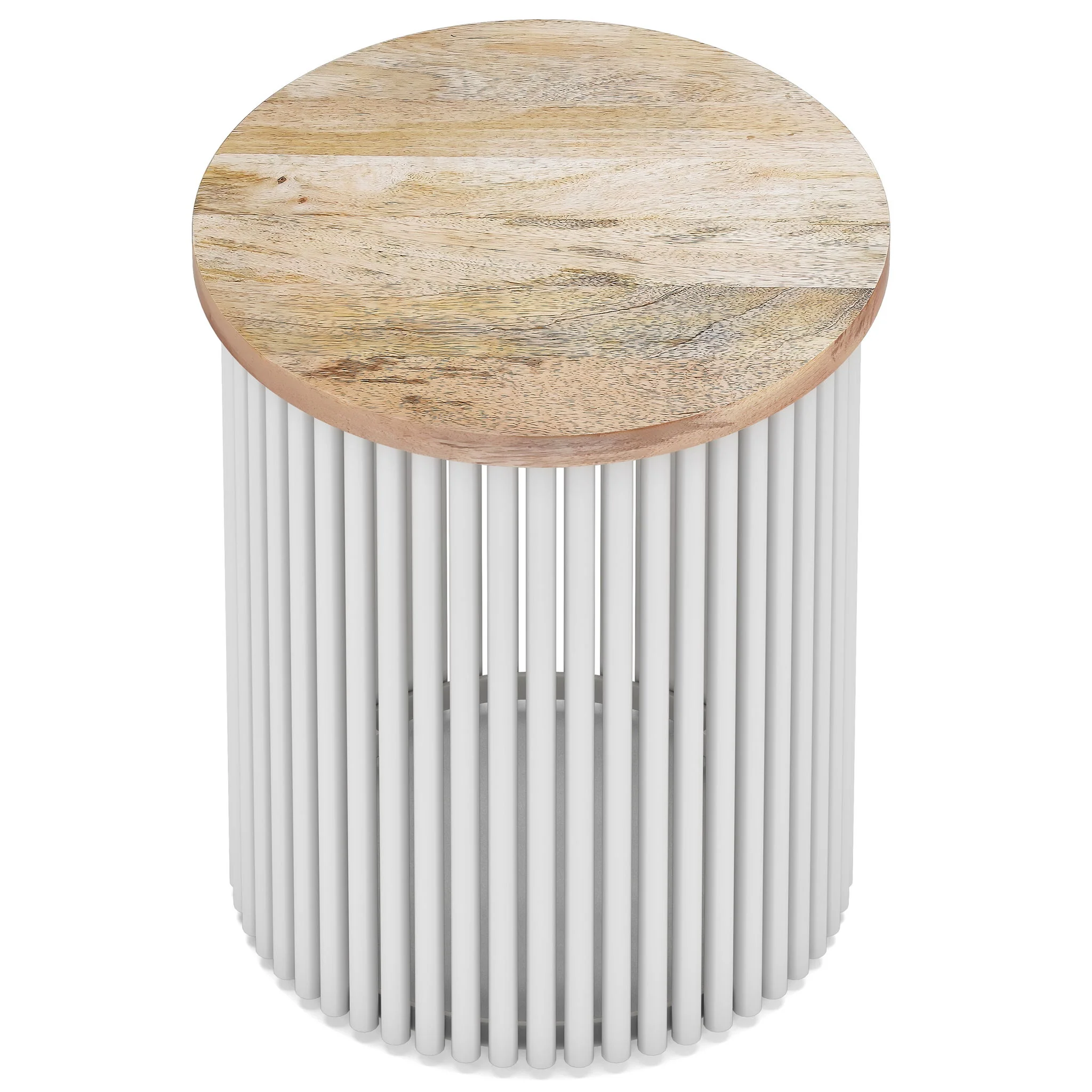 Demy - Handcrafted Metal Accent Table - Image 29
