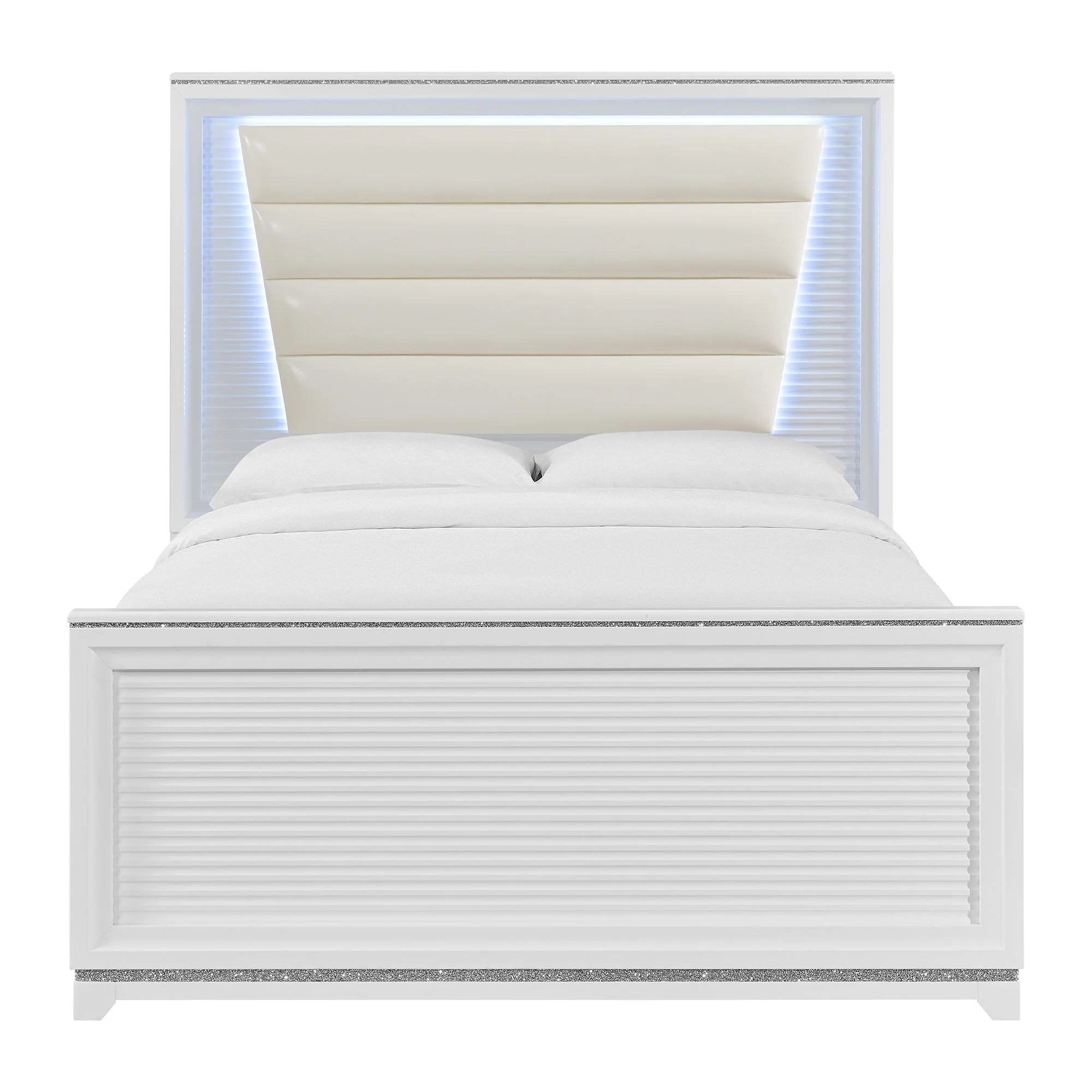 Denmark - Upholstered Bed With LED - Image 7