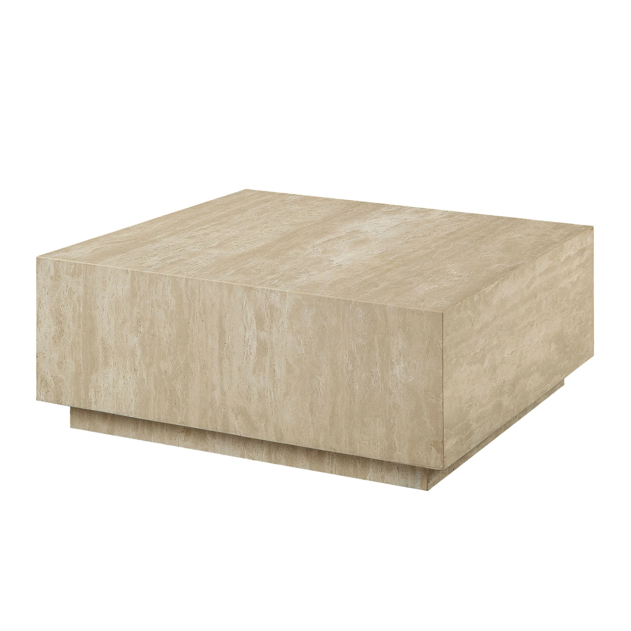 Deon - Travertine Table - Beige - Image 4