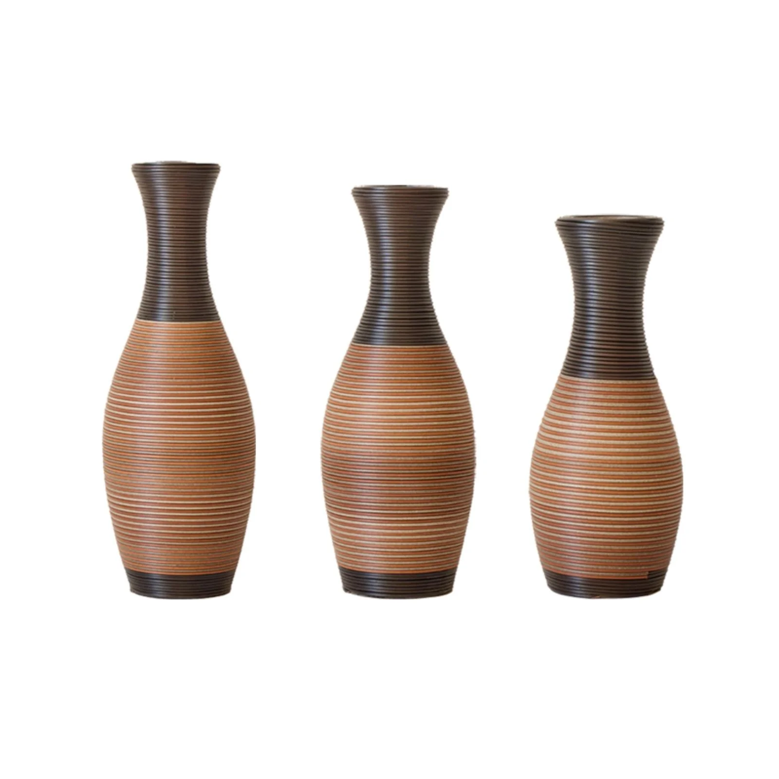 Designer Floor Vases, Large Vases For Home Decor Flooring (Set of 3) - Image 2
