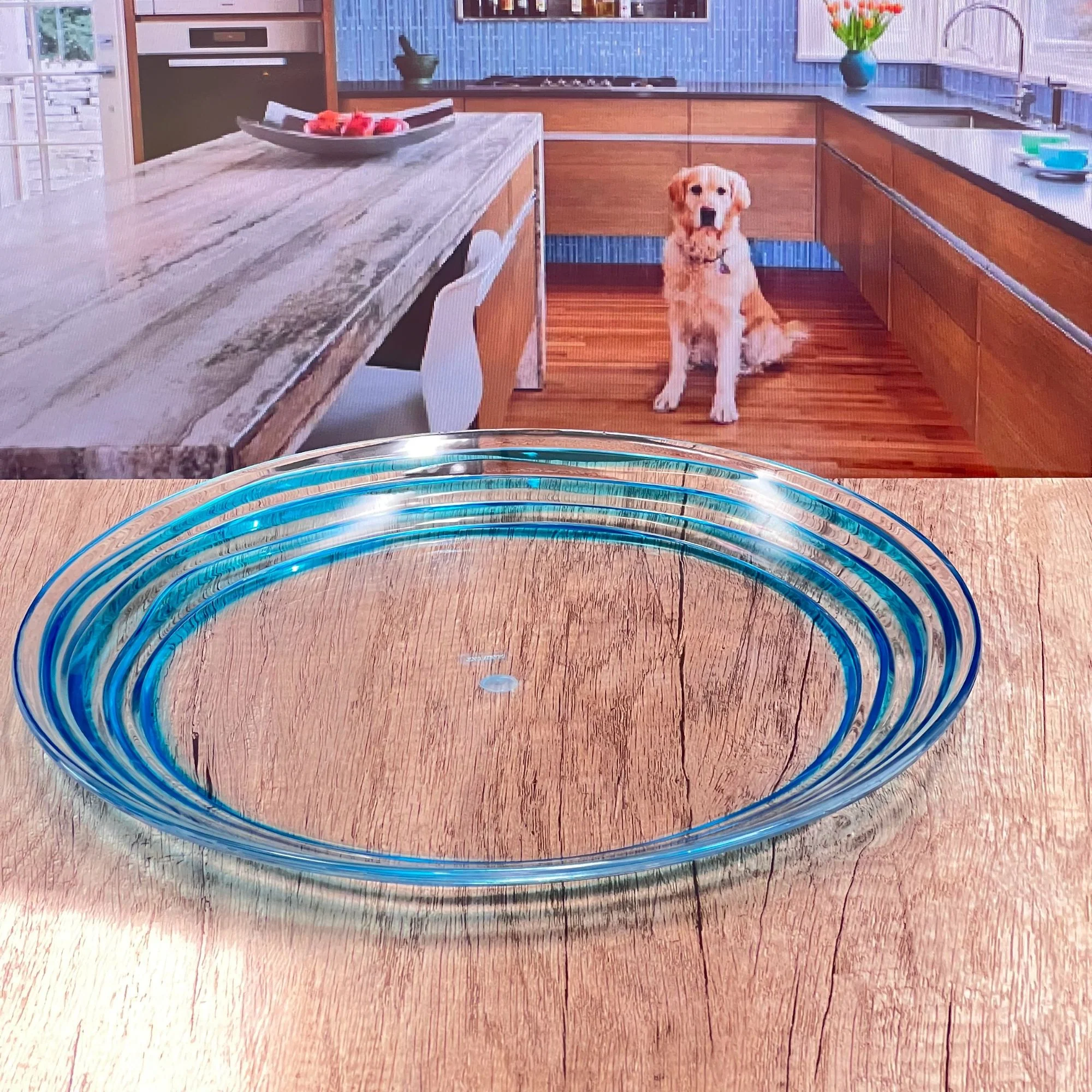 Designer Swirl Acrylic Dinner Plates (Set of 4) - Image 20