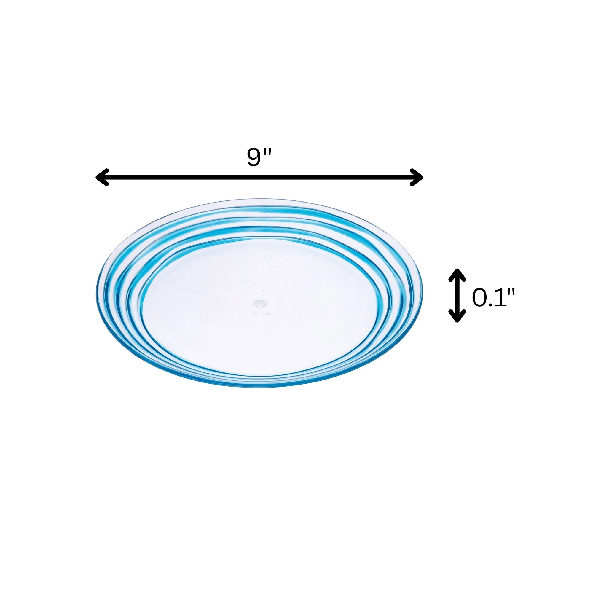 Designer Swirl Acrylic Dinner Plates (Set of 4) - Image 23