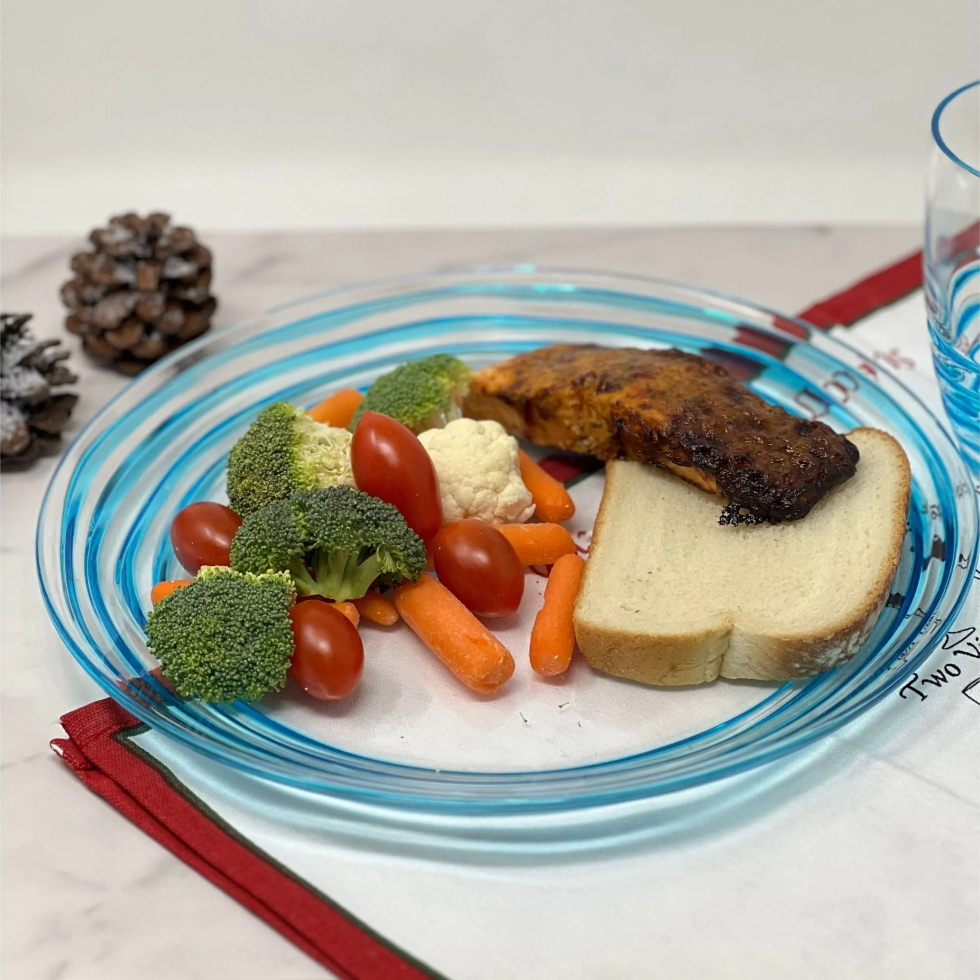 Designer Swirl Acrylic Dinner Plates (Set of 4) - Image 9