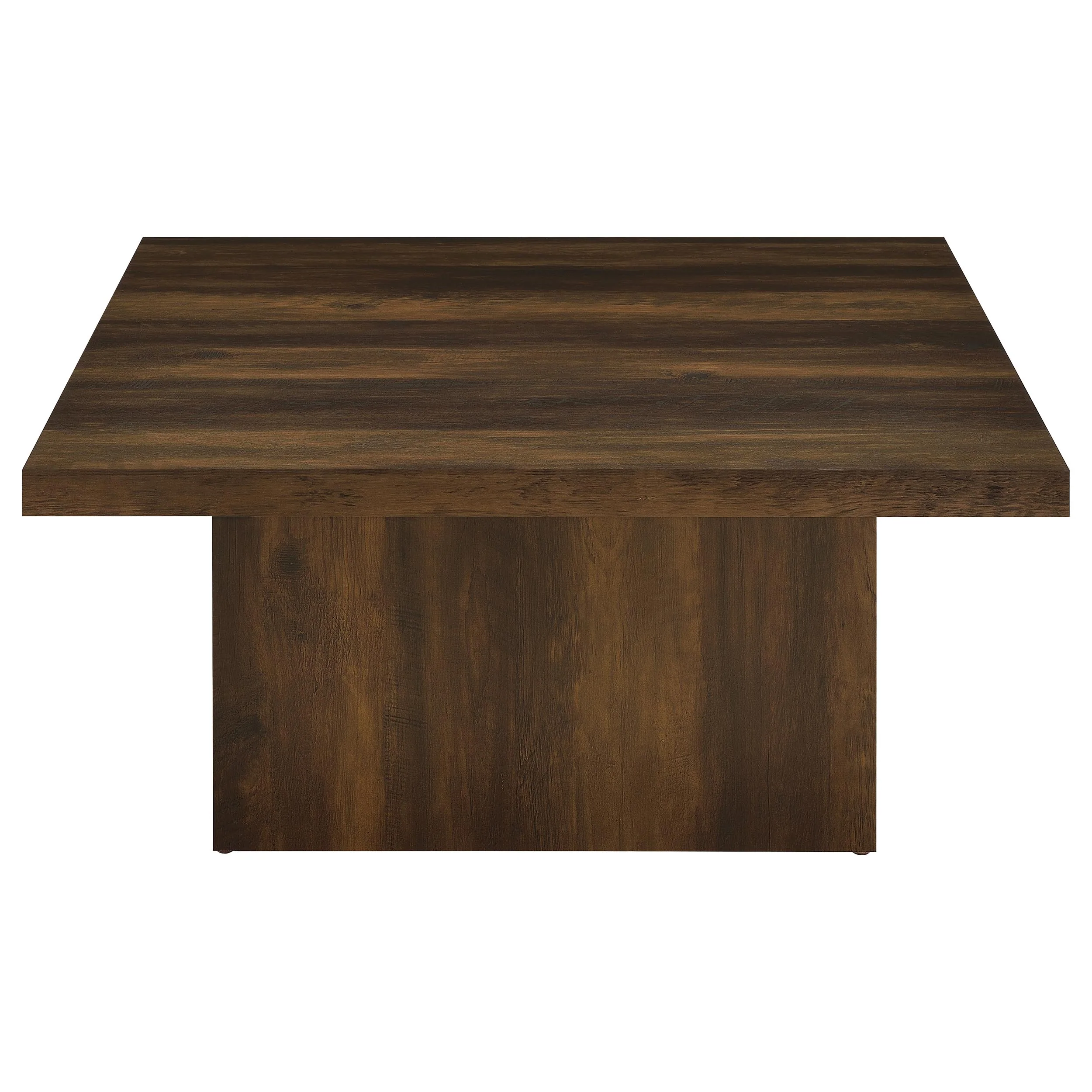Devar 2-Piece Square Coffee and End Table Set Dark Pine - Image 8