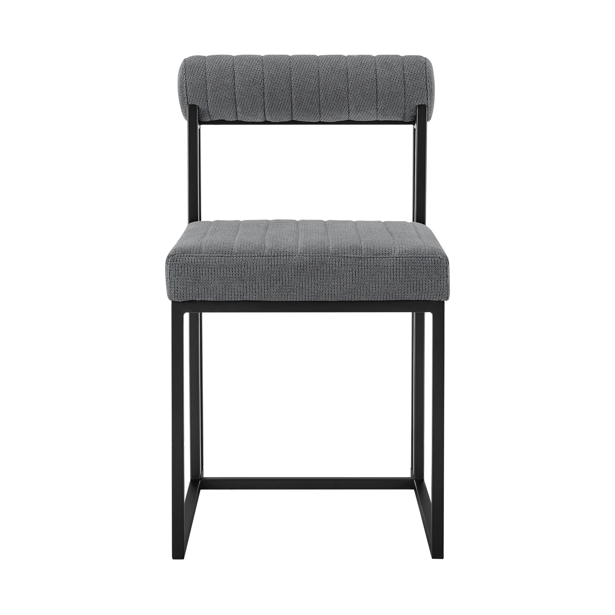 Devi Anastasia - Round Glass Dining Table Set - Matte Black - Image 7