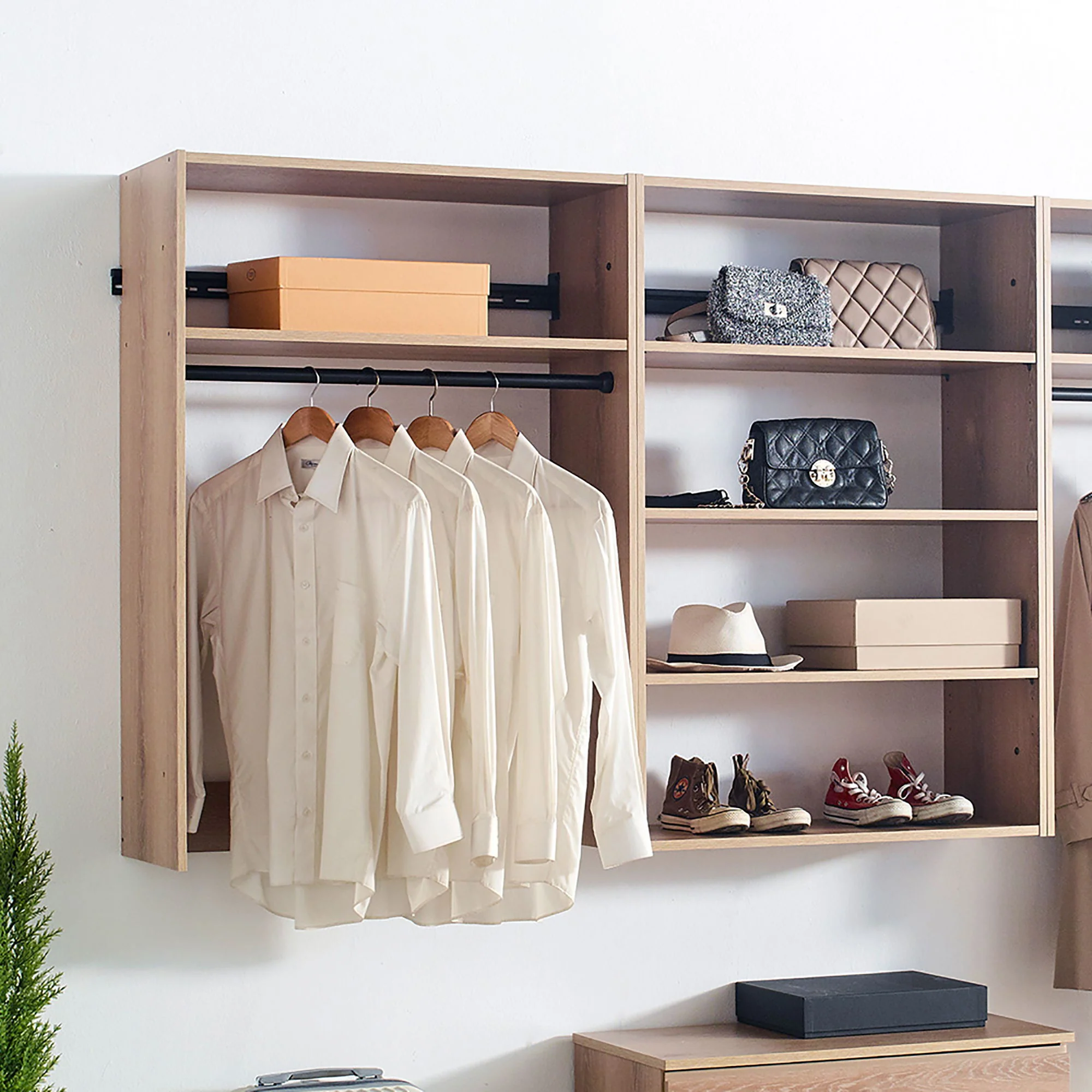 Devi - Wall Mounted Closet System With Modular Units - Image 15